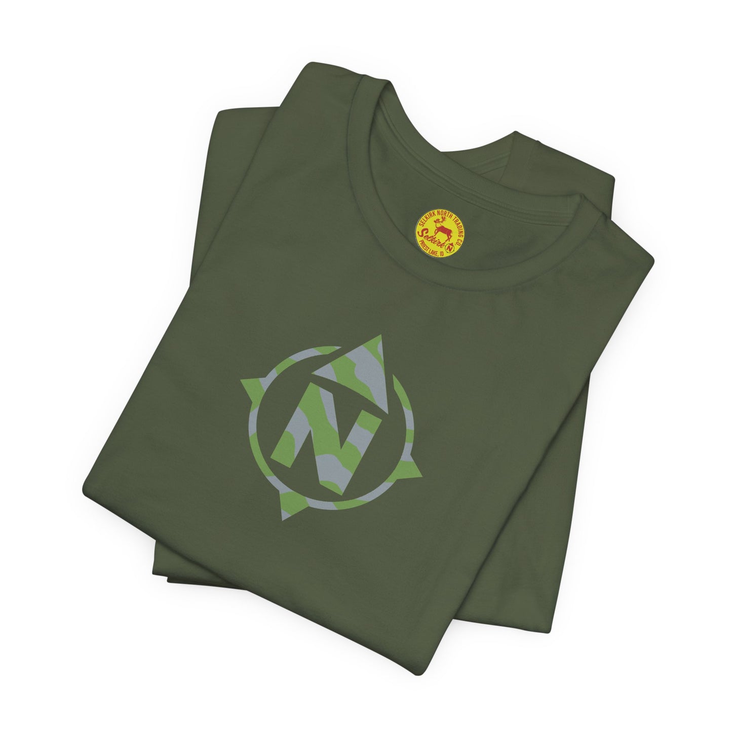 Bearing North | Camo Logo - Unisex Tee