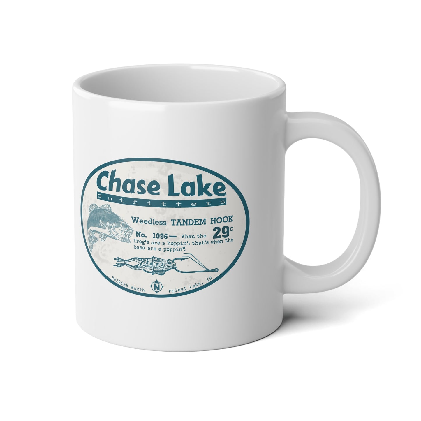 Chase Lake Outfitters | Vintage Inspired Bass Fishing - Jumbo 20oz Mug