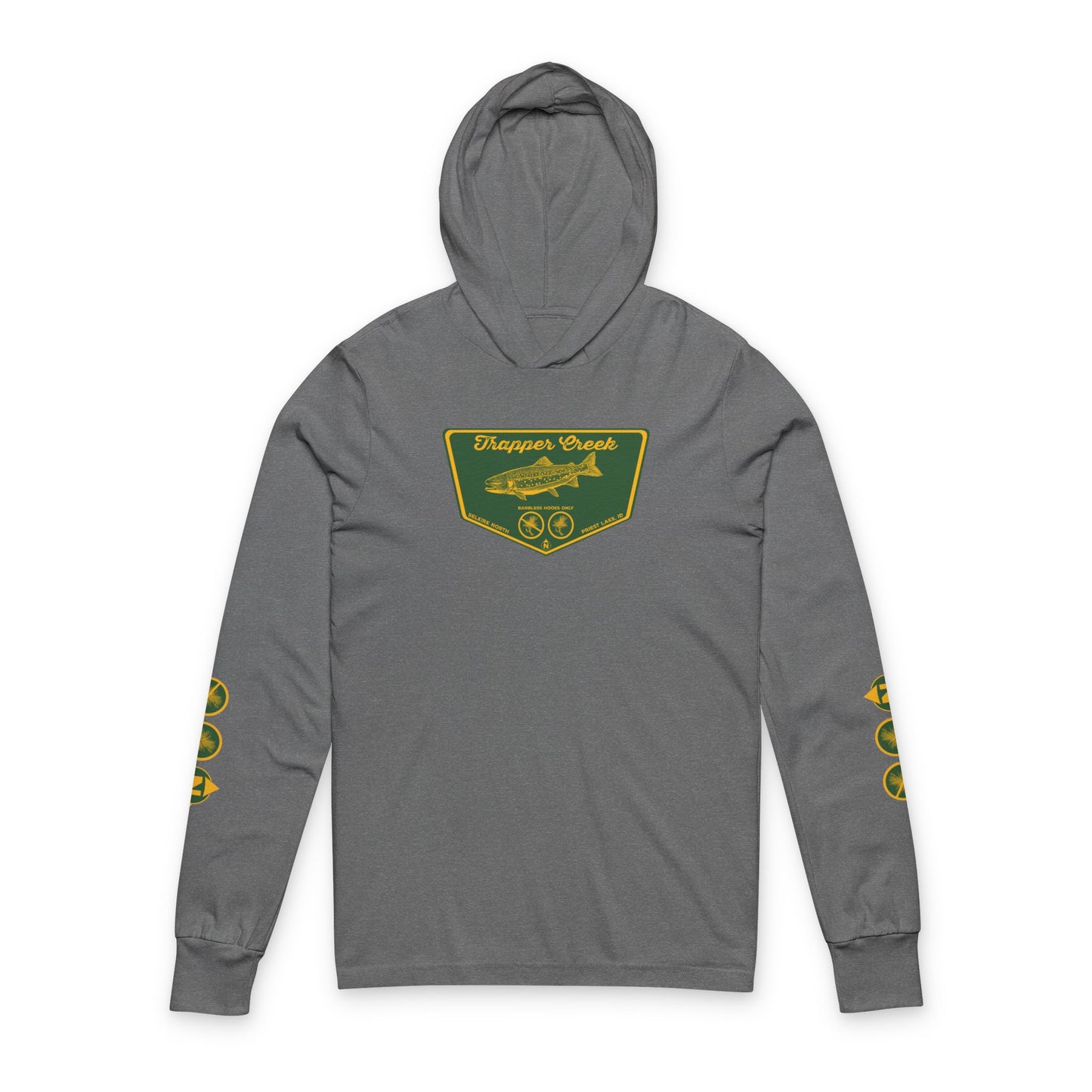 Barbless Bulls - Unisex Hooded Long Sleeve Tee