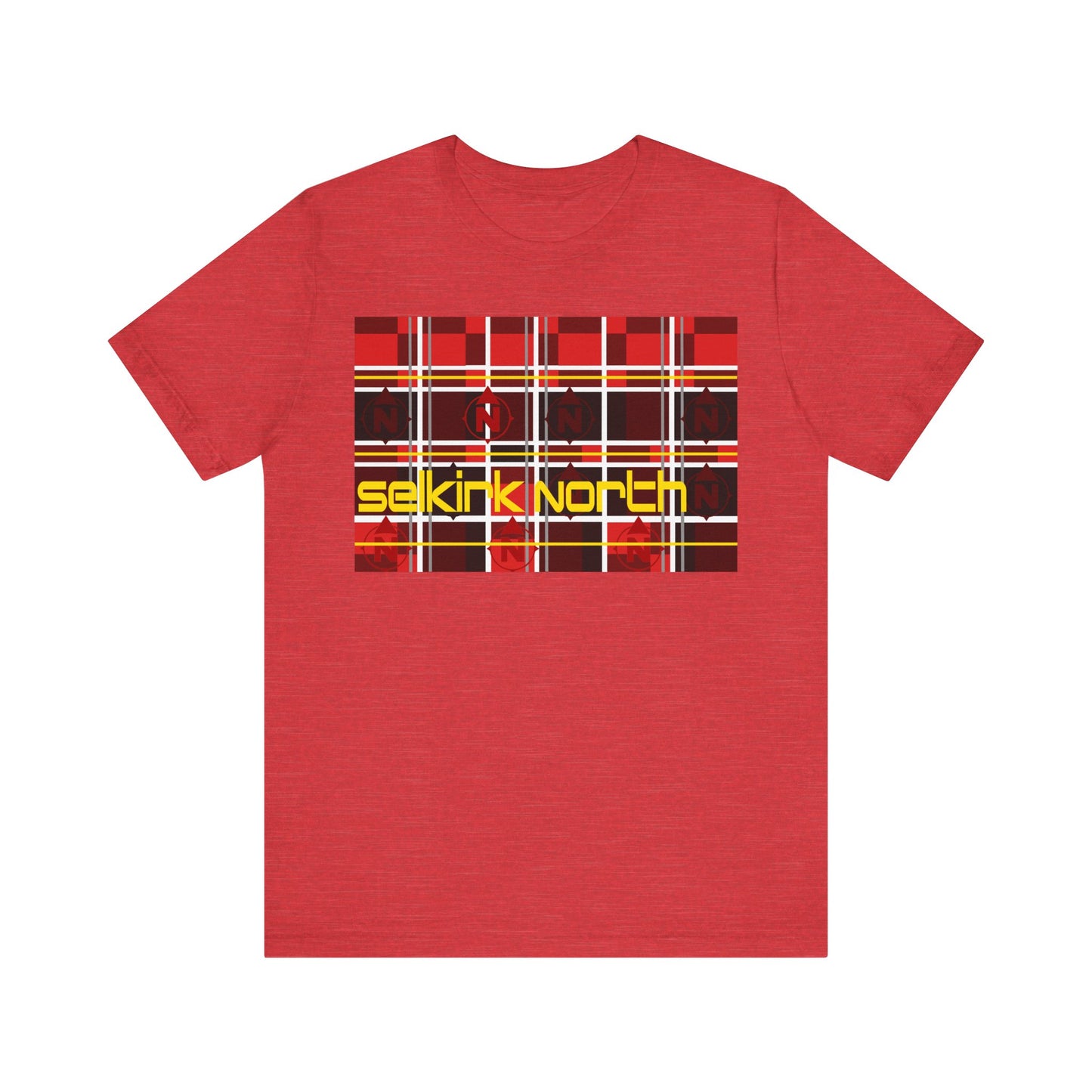 Lumberjacked Red Plaid - Unisex Jersey SS Tee