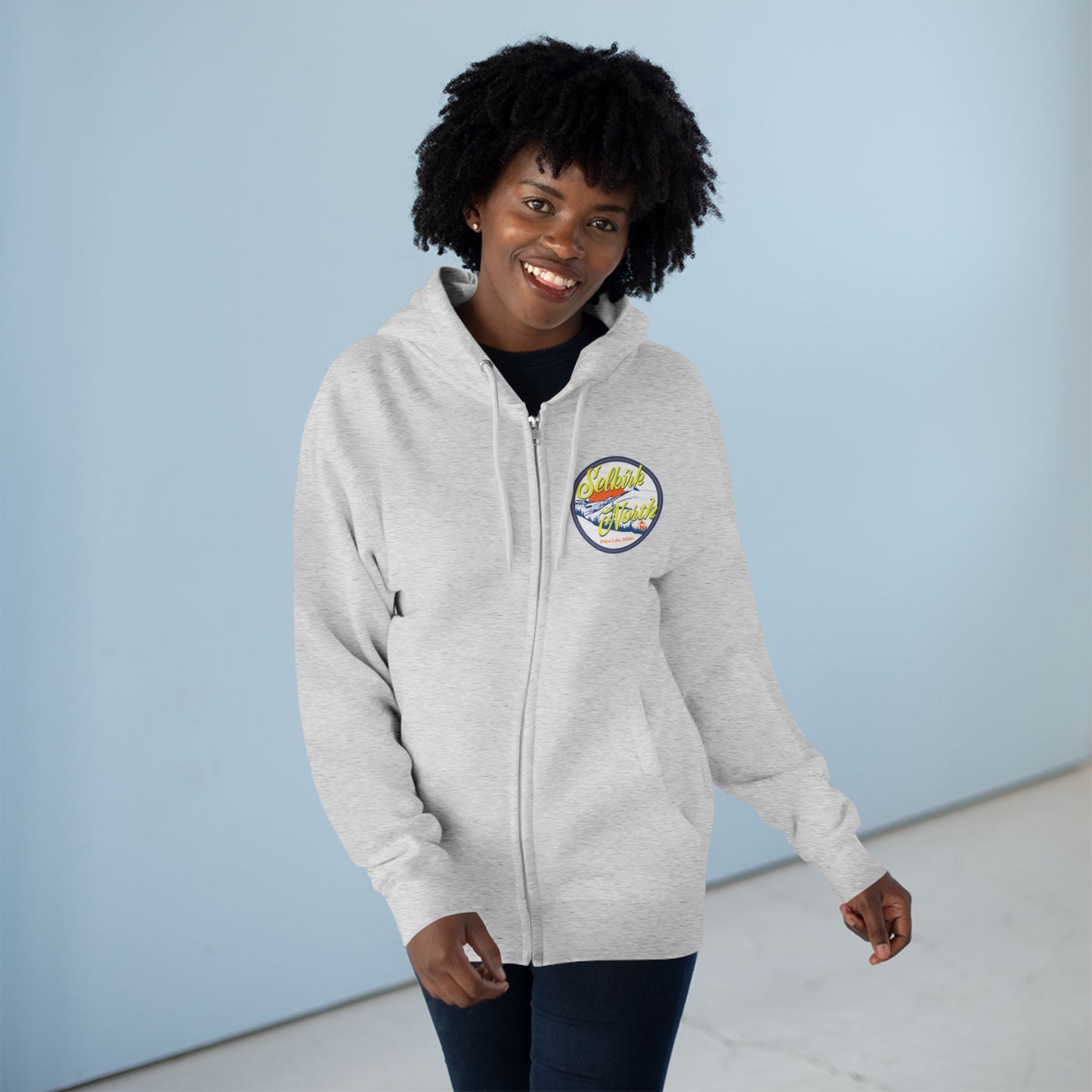 Selkirk Crest Trekker - Unisex Zip Hoodie