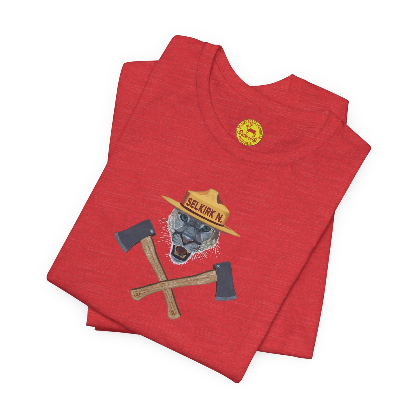 Selkirk Tommy | Vintage PSA Matchbook | Prevent Forest Fires  | Unisex SS T-Shirt
