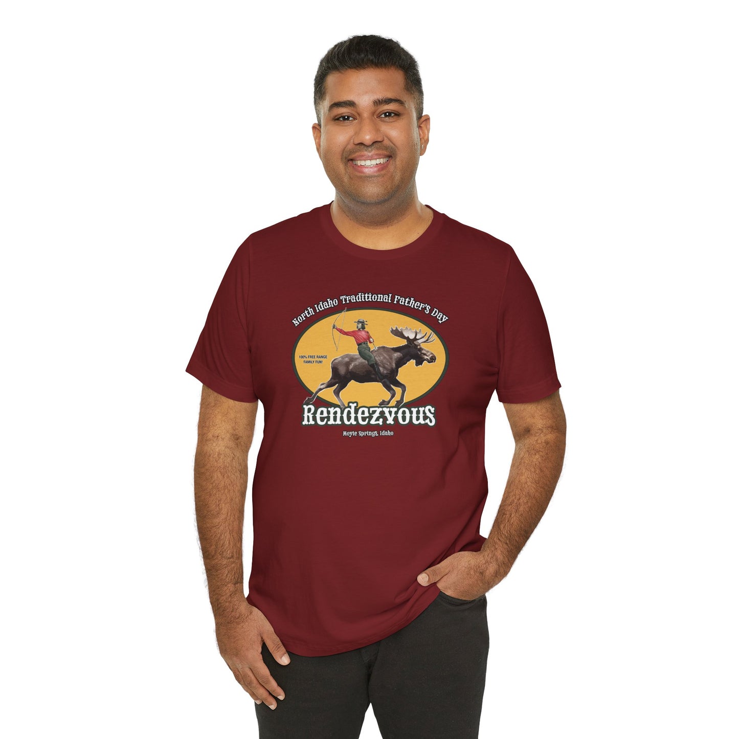NITB Rendezvous | Moose Rider Beer Label - Unisex Jersey Short Sleeve Tee
