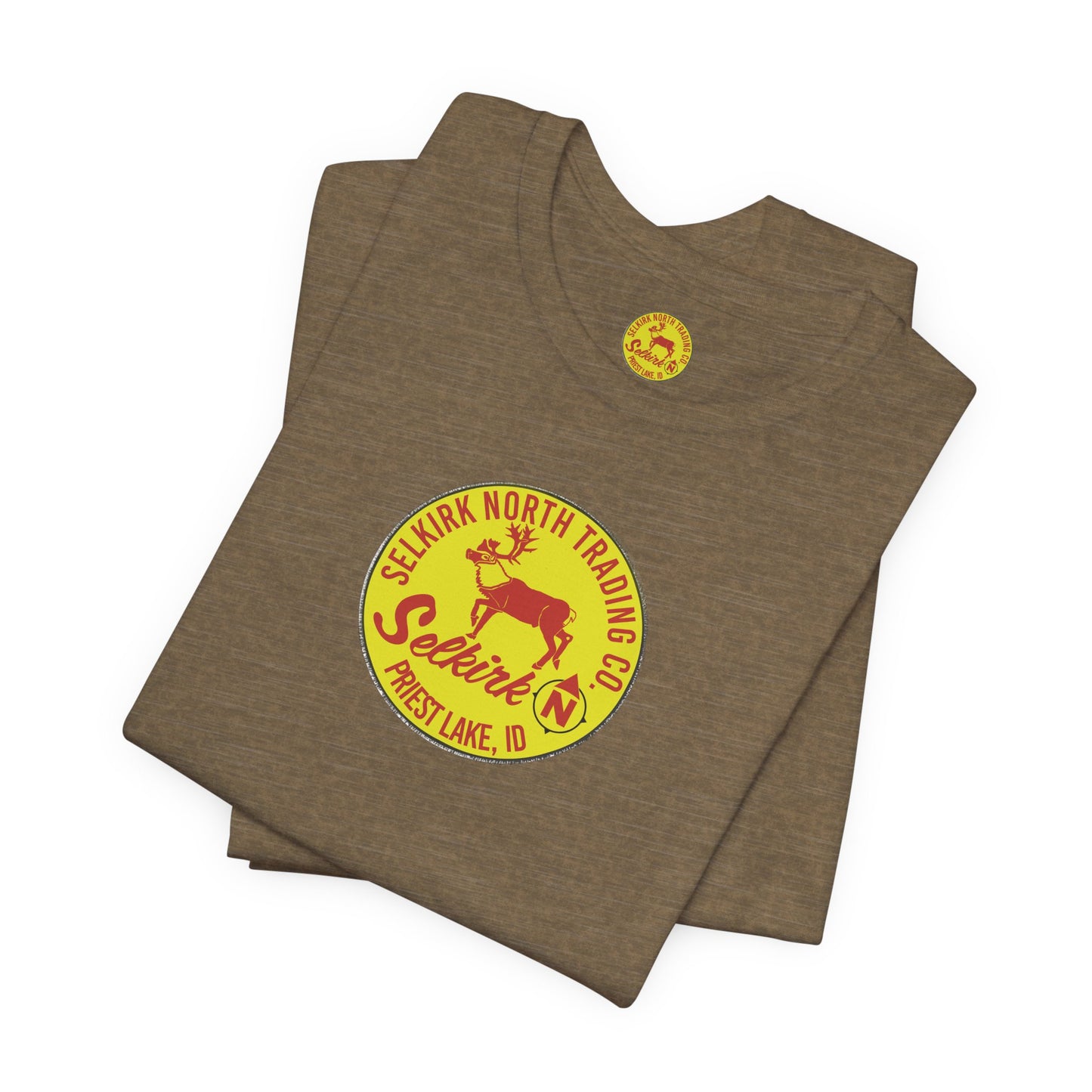 Vintage Caribou Patch - Unisex Jersey Tee