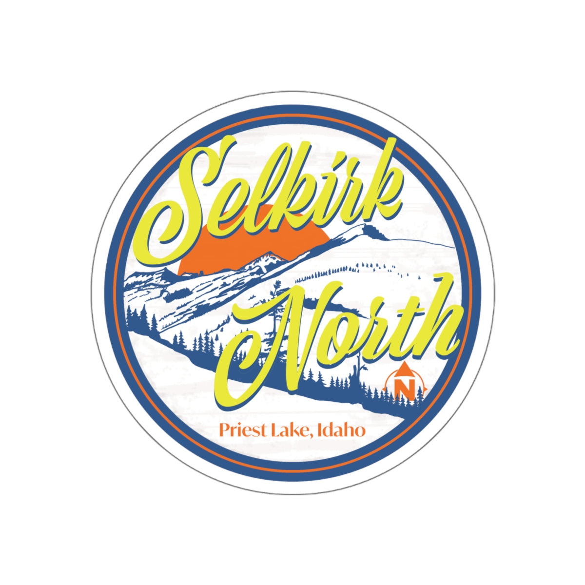 Selkirk Crest Trekker - Die-Cut Stickers