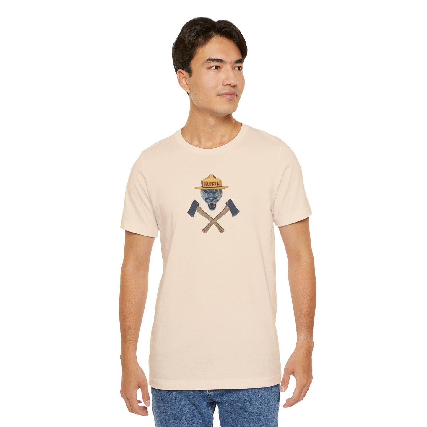Selkirk Tommy Vintage Matchbook | Hold The Line - Motivational, Unisex SS T-Shirt