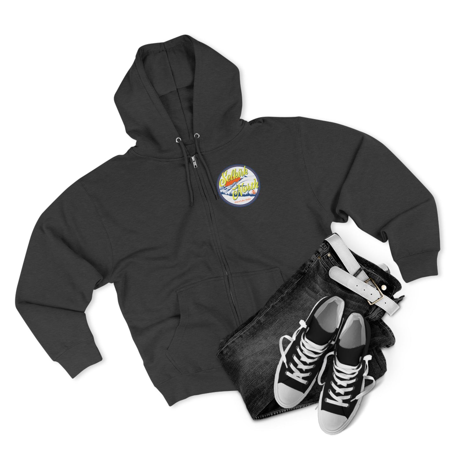 Selkirk Crest Trekker - Unisex Zip Hoodie