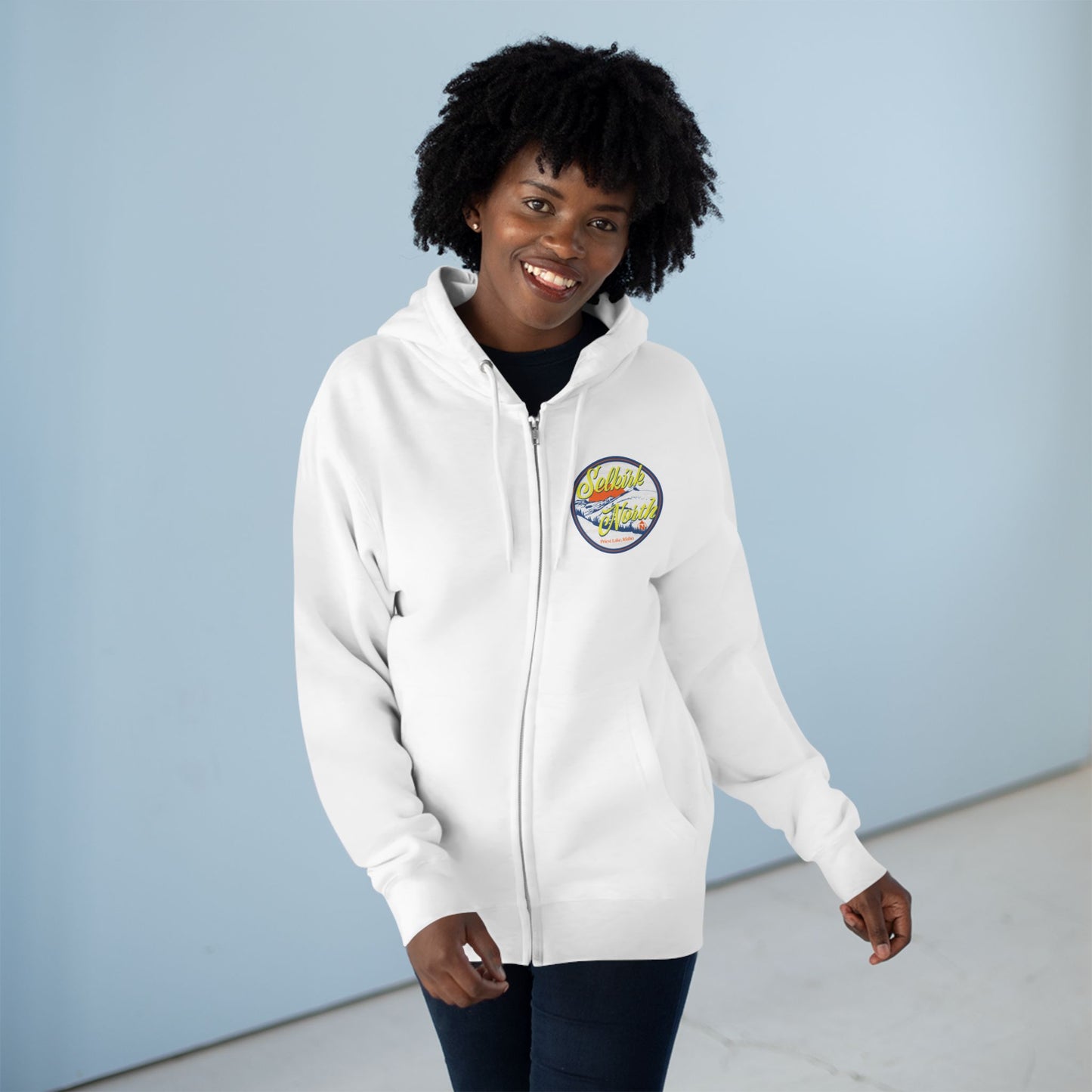 Selkirk Crest Trekker - Unisex Zip Hoodie
