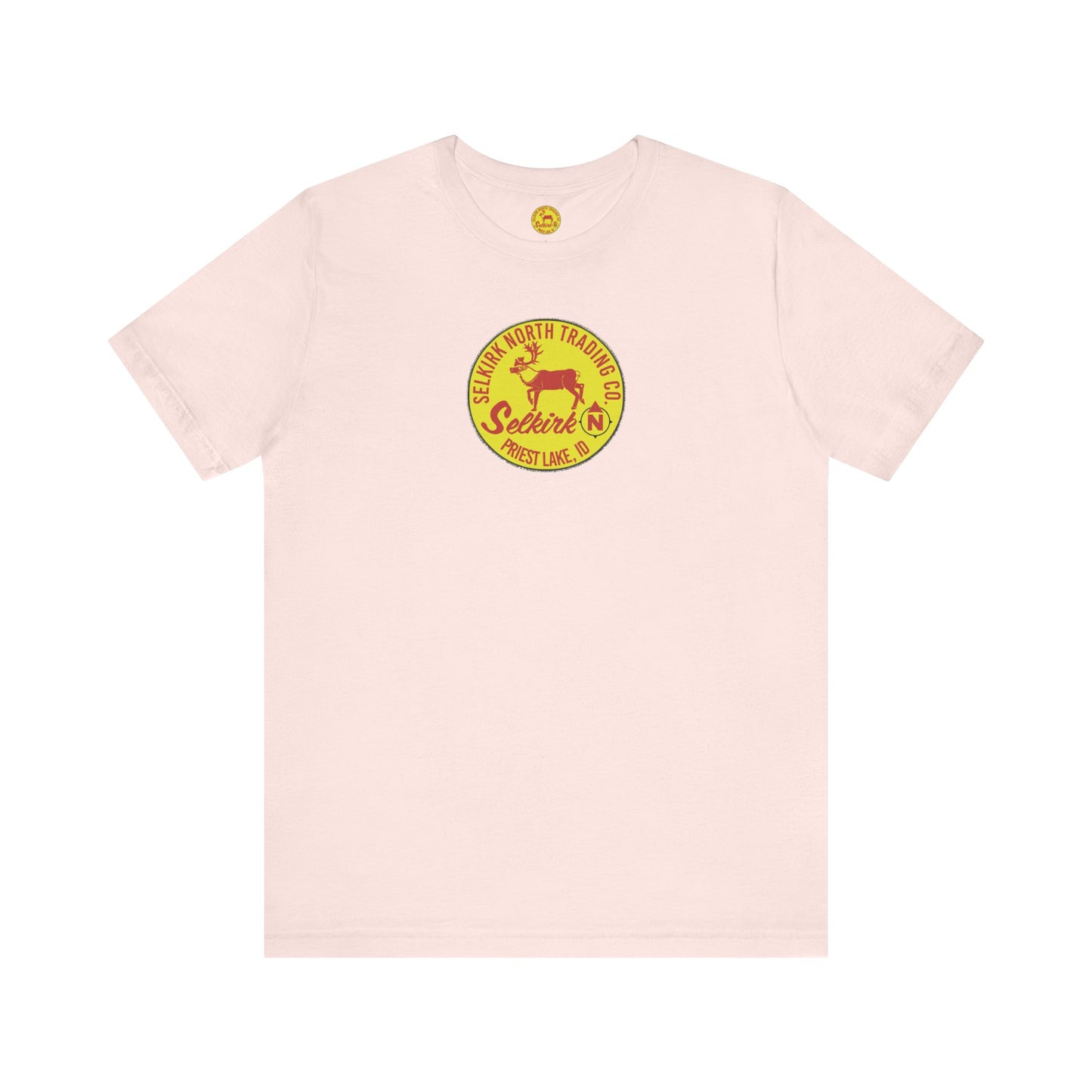 Vintage Caribou Patch - Unisex Jersey Tee