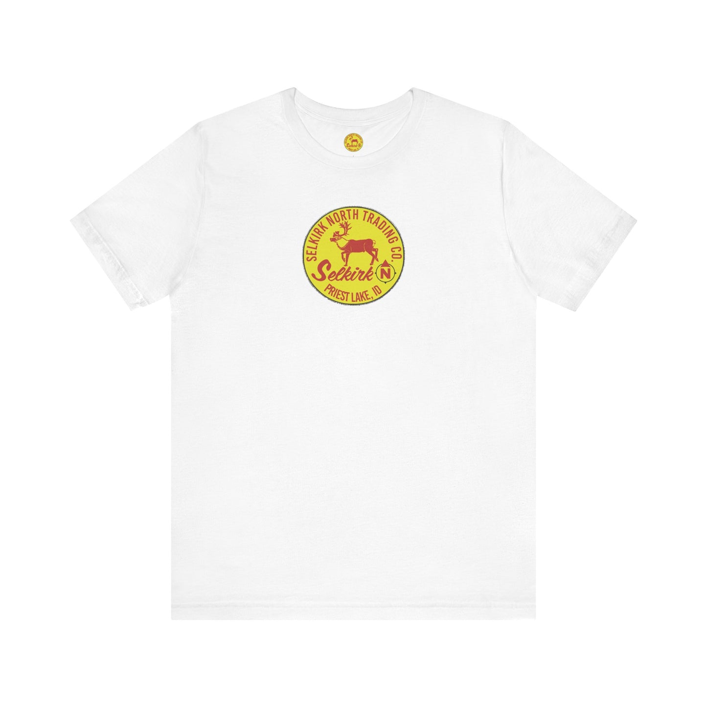 Vintage Caribou Patch - Unisex Jersey Tee