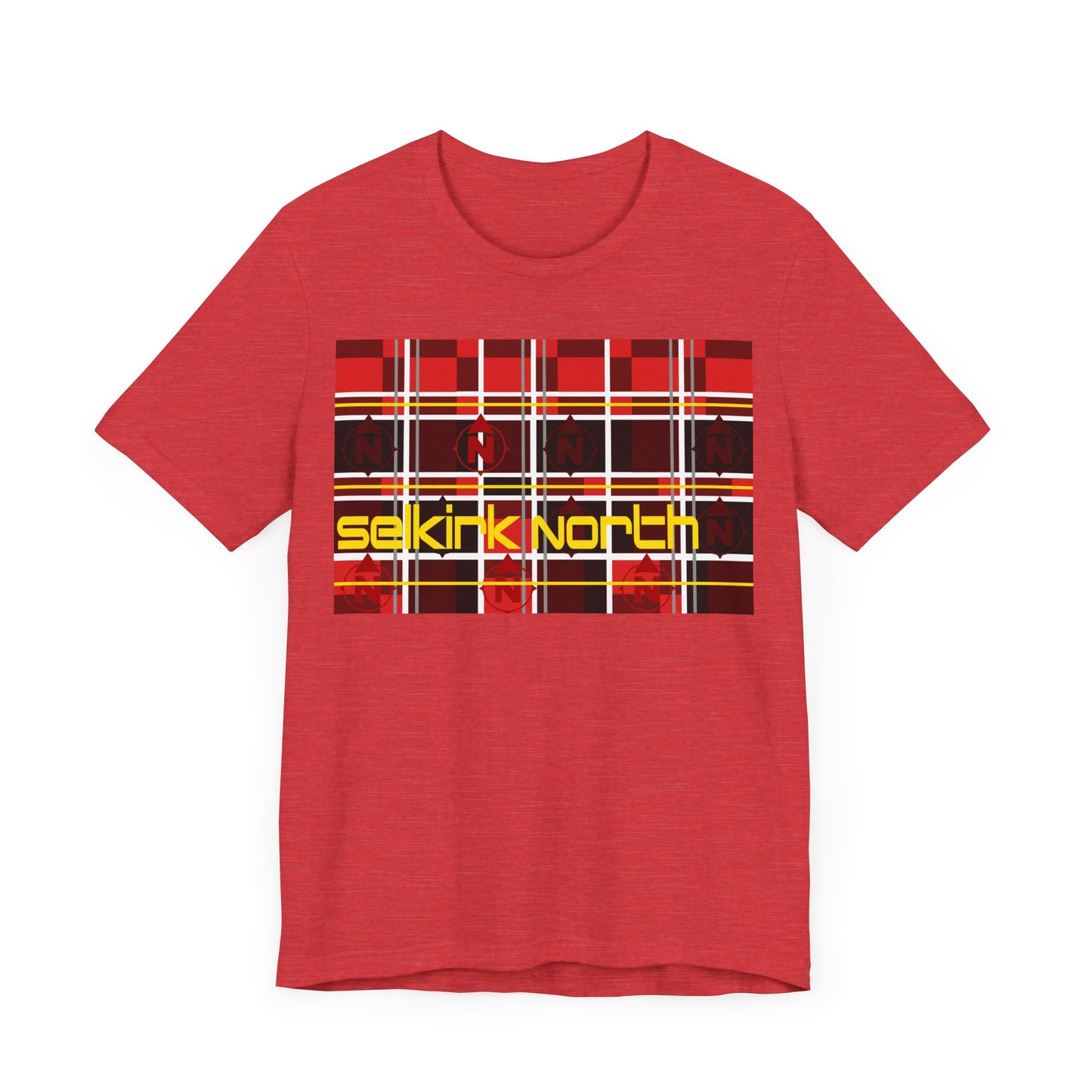 Lumberjacked Red Plaid - Unisex Jersey SS Tee