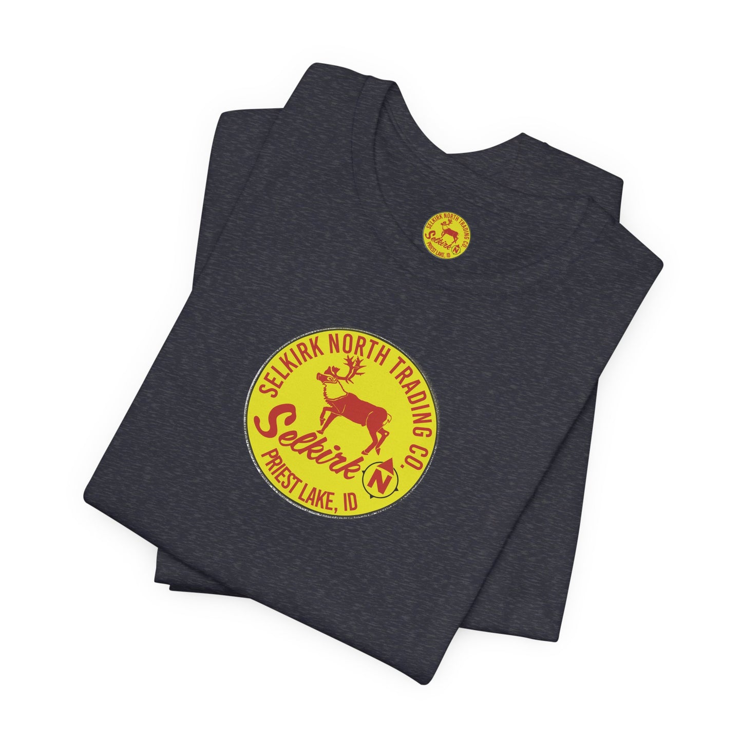 Vintage Caribou Patch - Unisex Jersey Tee