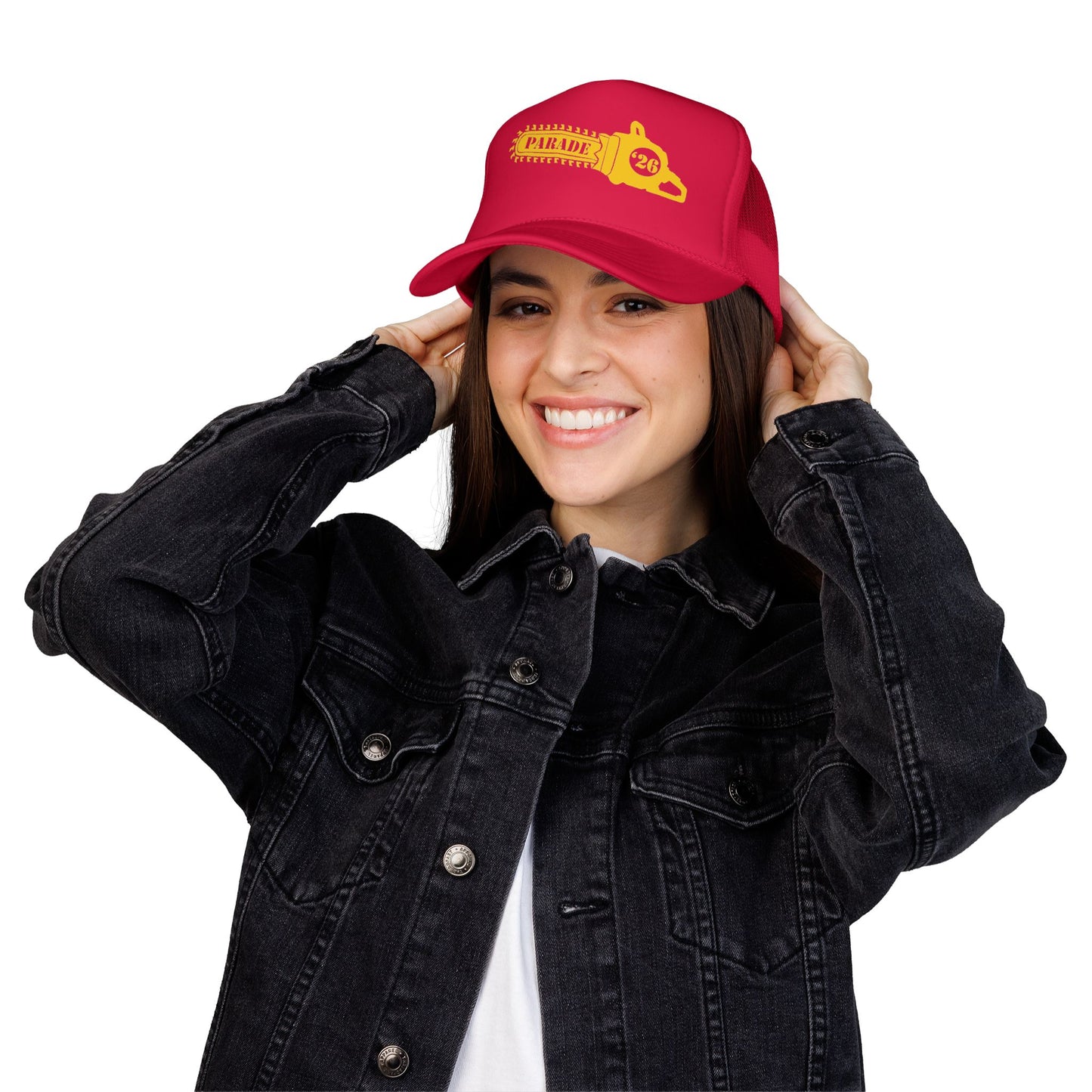 Chainsaw Icon - Retro Mesh Trucker Hat