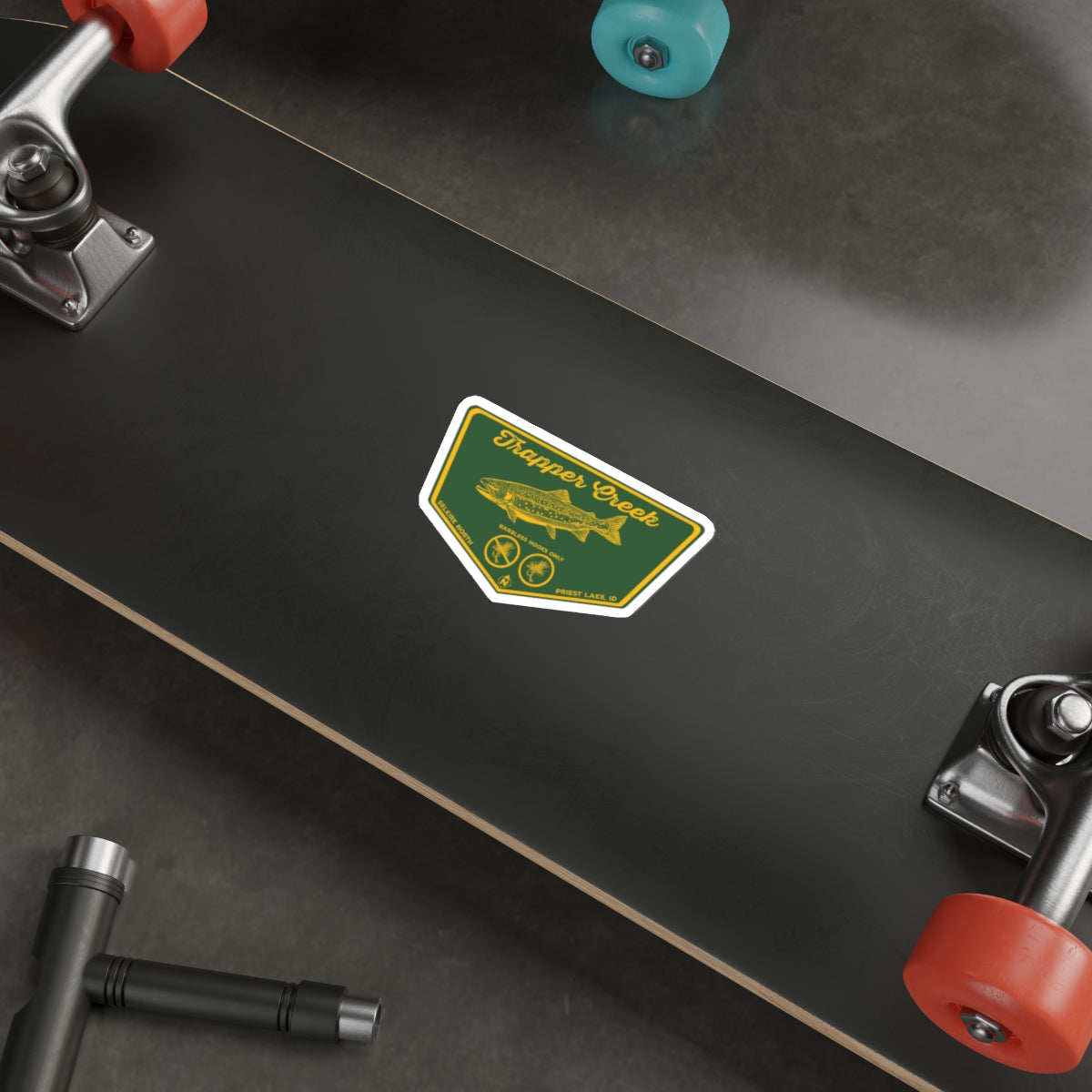 Barbless Bullsk - Die-Cut Stickers