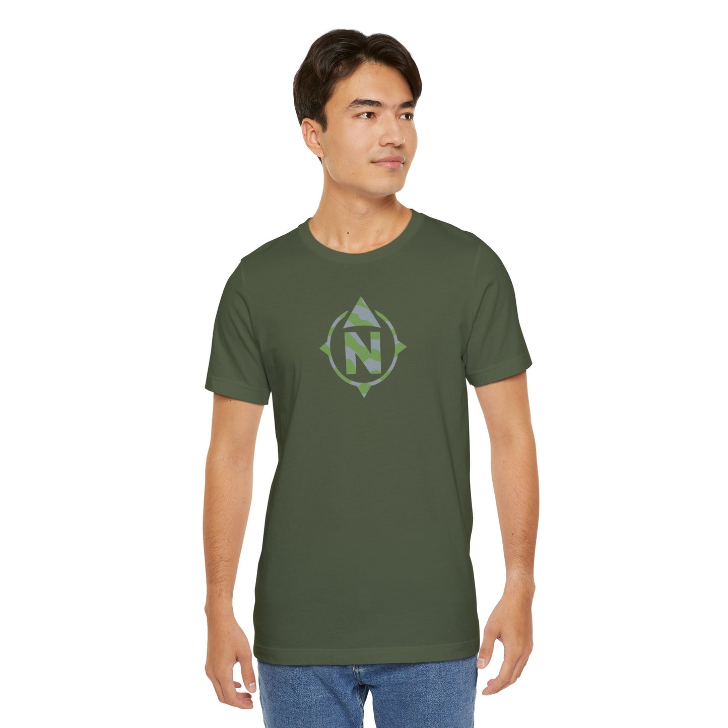 Bearing North | Camo Logo - Unisex Tee