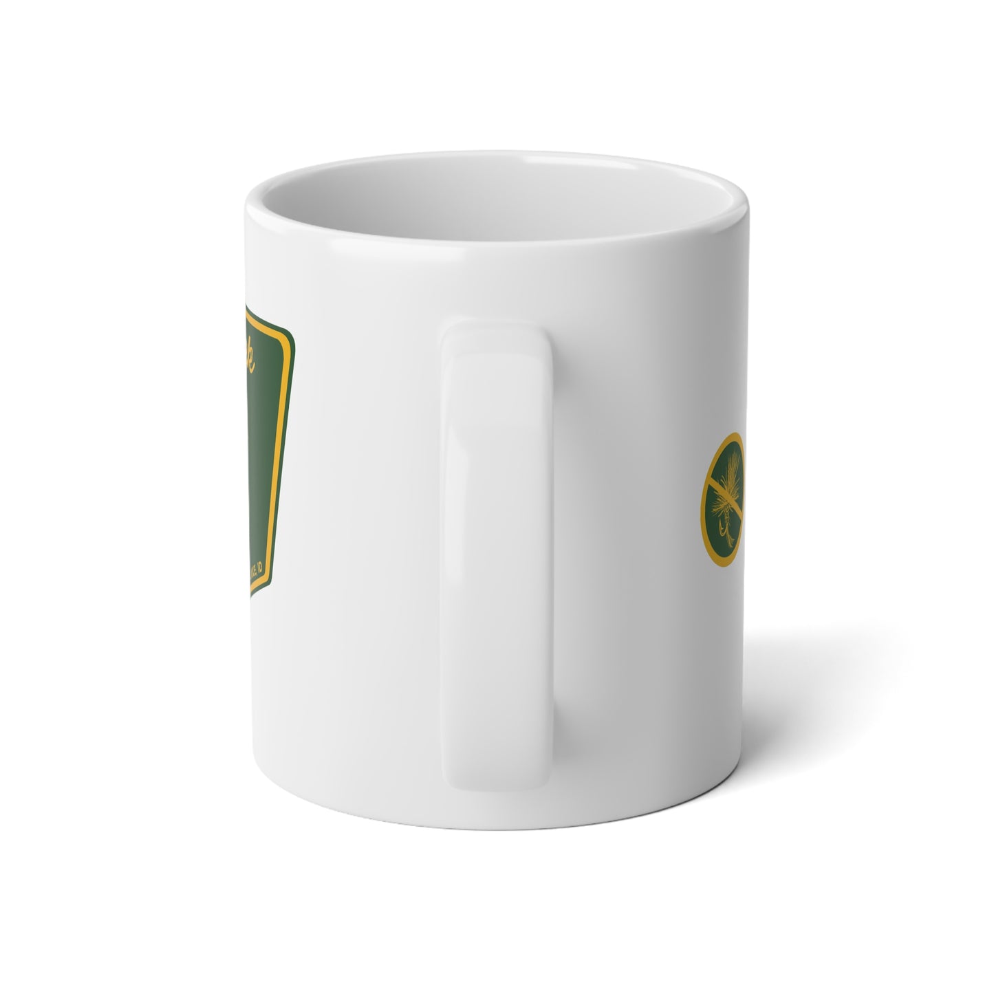 Trapper Creek Barbless Bulls - 20oz Jumbo Ceramic Coffee Mug