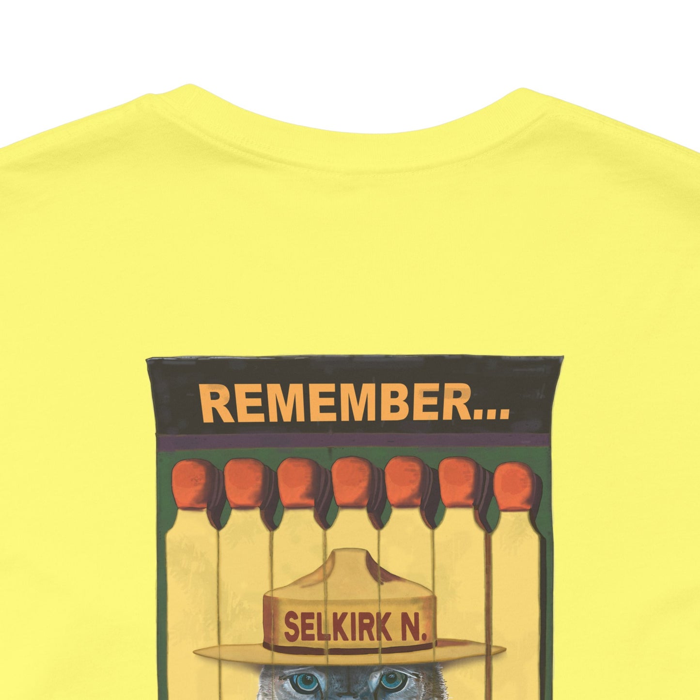 Selkirk Tommy Vintage Matchbook | Hold The Line - Motivational, Unisex SS T-Shirt