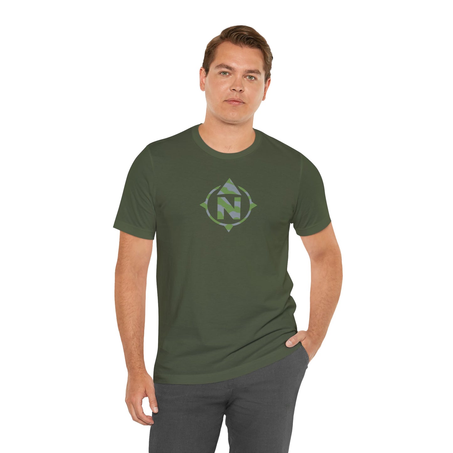 Bearing North | Camo Logo - Unisex Tee