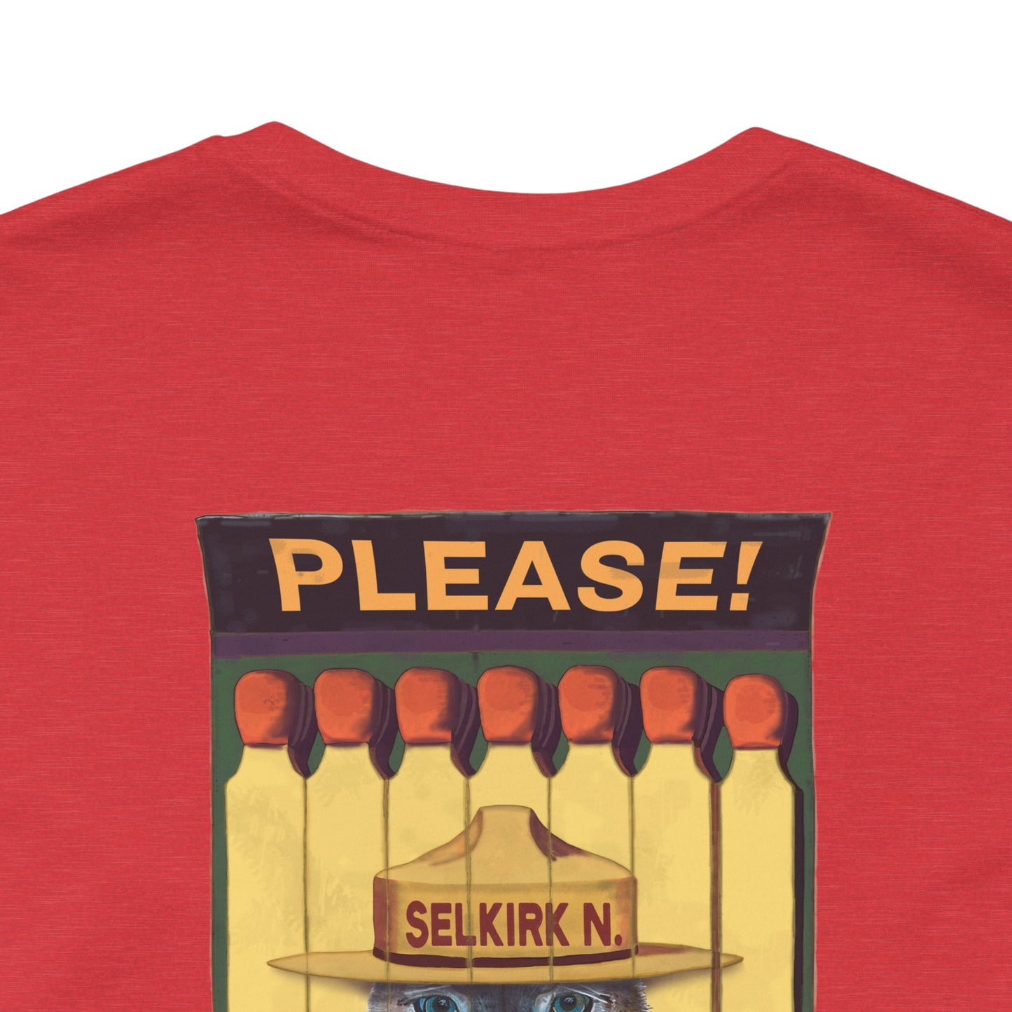 Selkirk Tommy | Vintage PSA Matchbook | Prevent Forest Fires  | Unisex SS T-Shirt