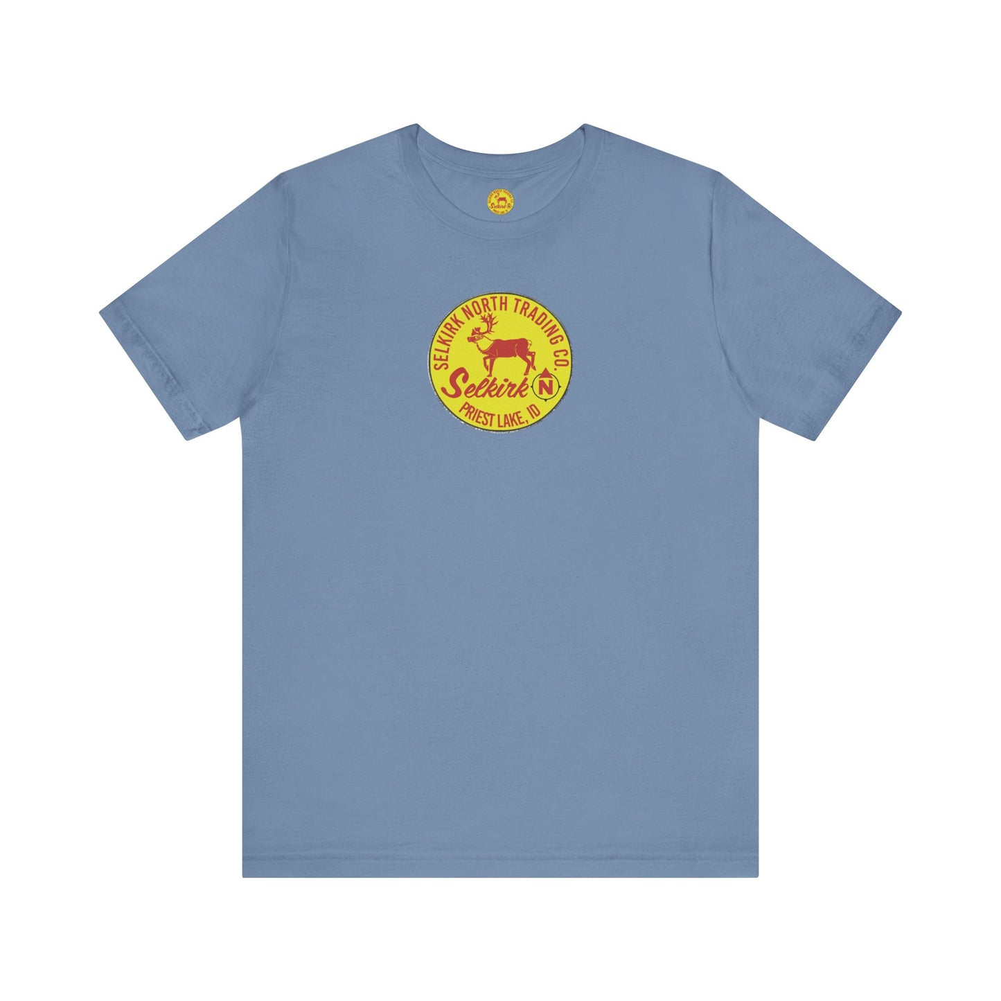 Vintage Caribou Patch - Unisex Jersey Tee