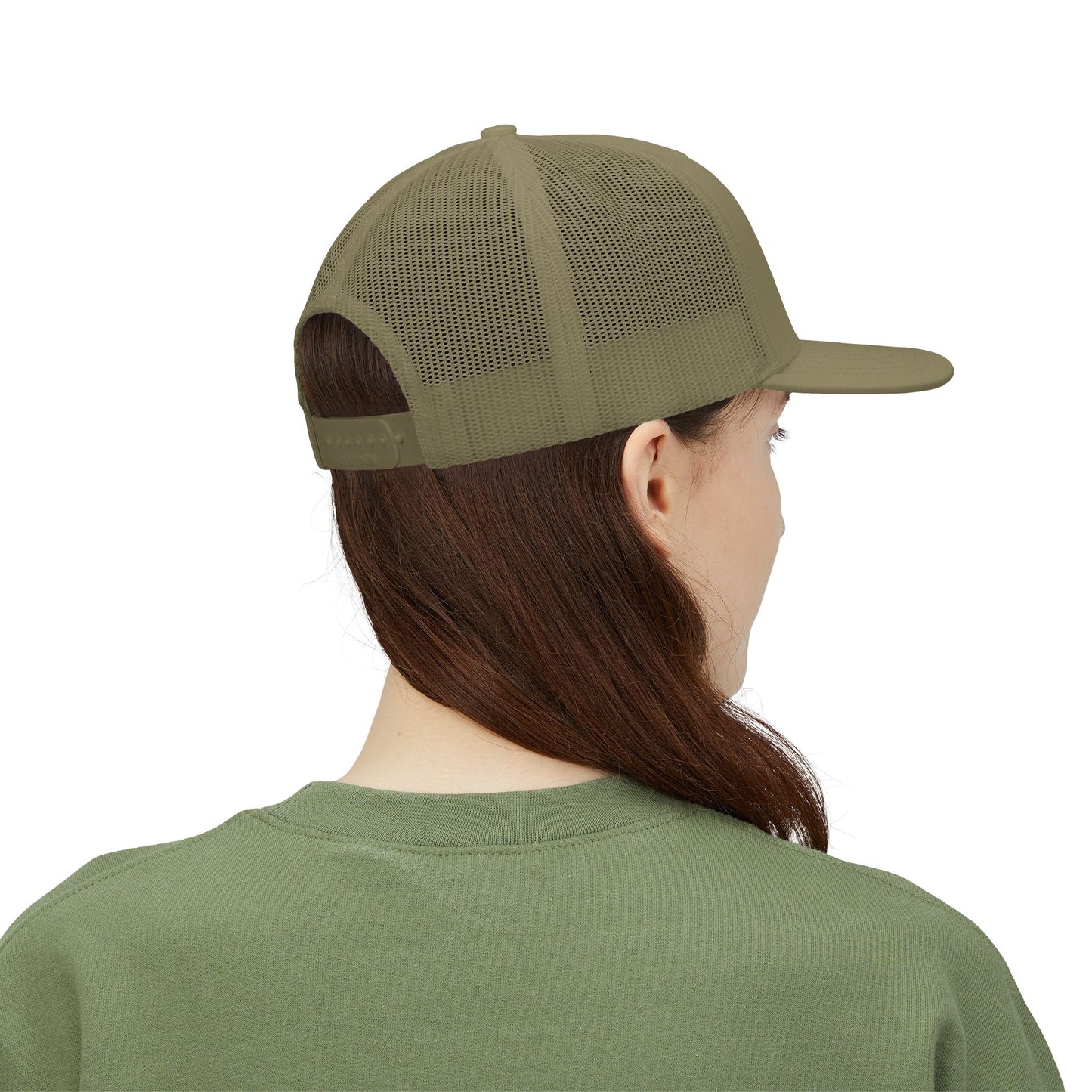 Bearing North | Yellow Camo Embroidered - Snapback Trucker Cap