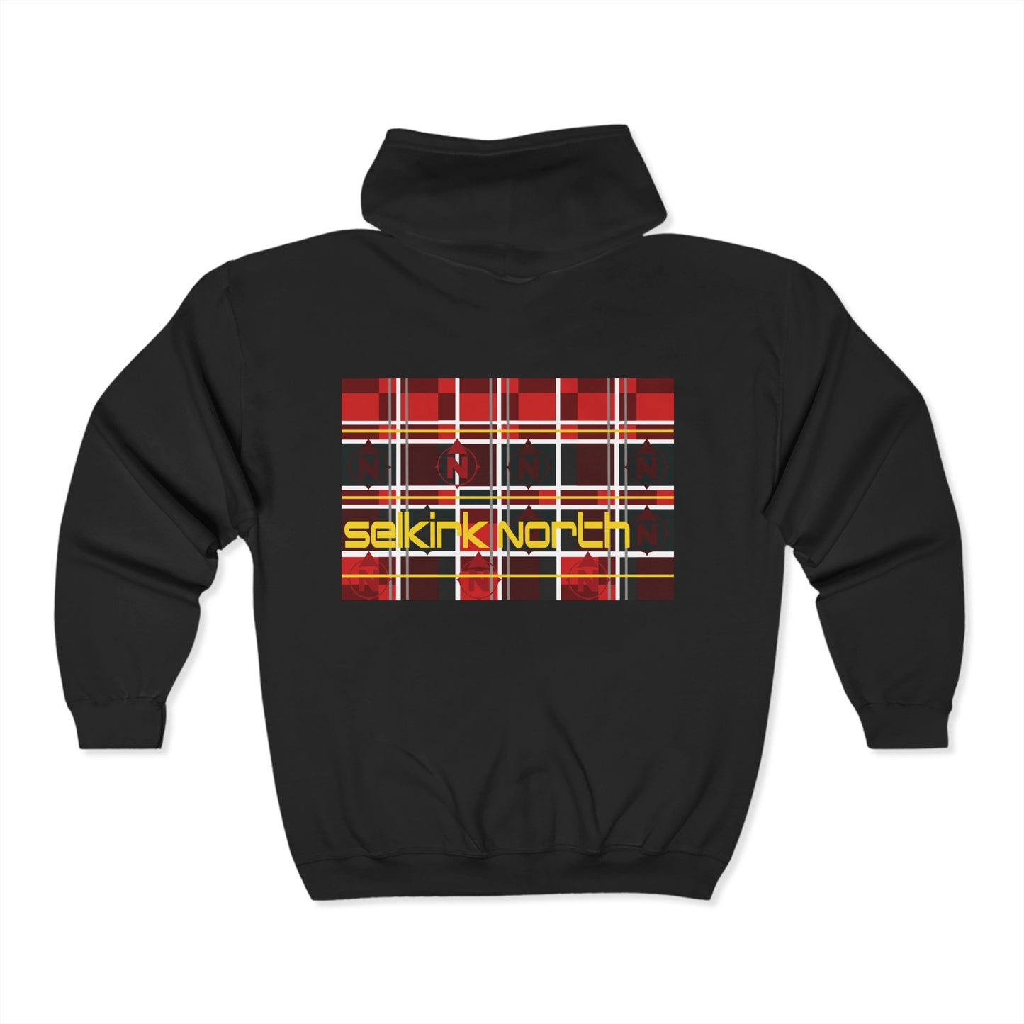 Lumberjacked Plaid - Unisex Full Zip Hoodie