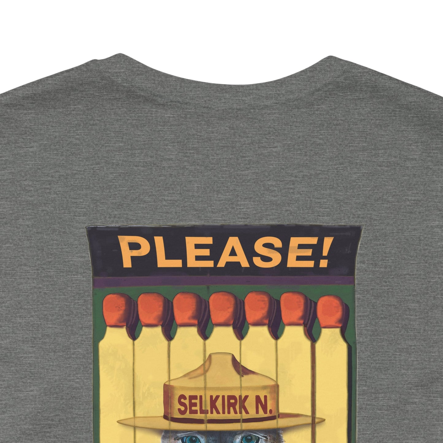 Selkirk Tommy | Vintage PSA Matchbook | Prevent Forest Fires  | Unisex SS T-Shirt