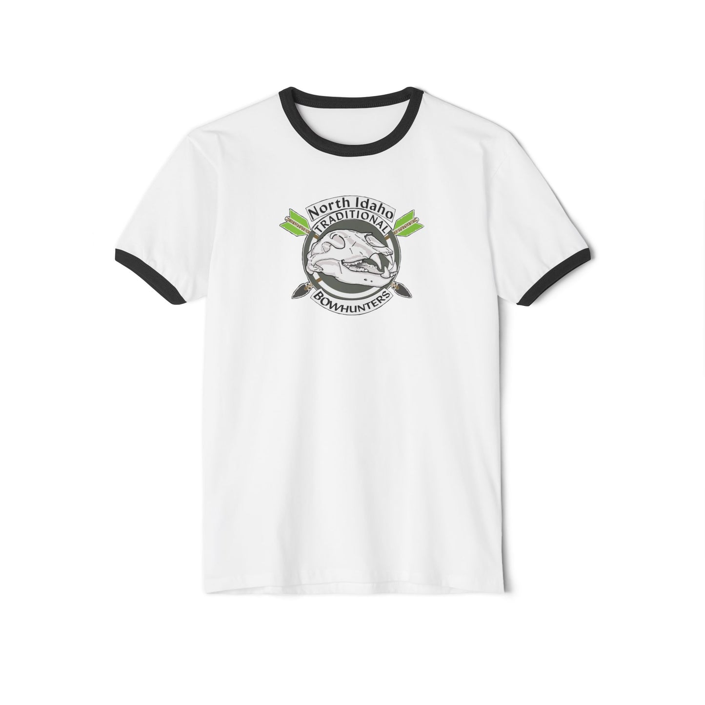 North Idaho Traditional Bowhunters - Unisex Cotton Ringer T