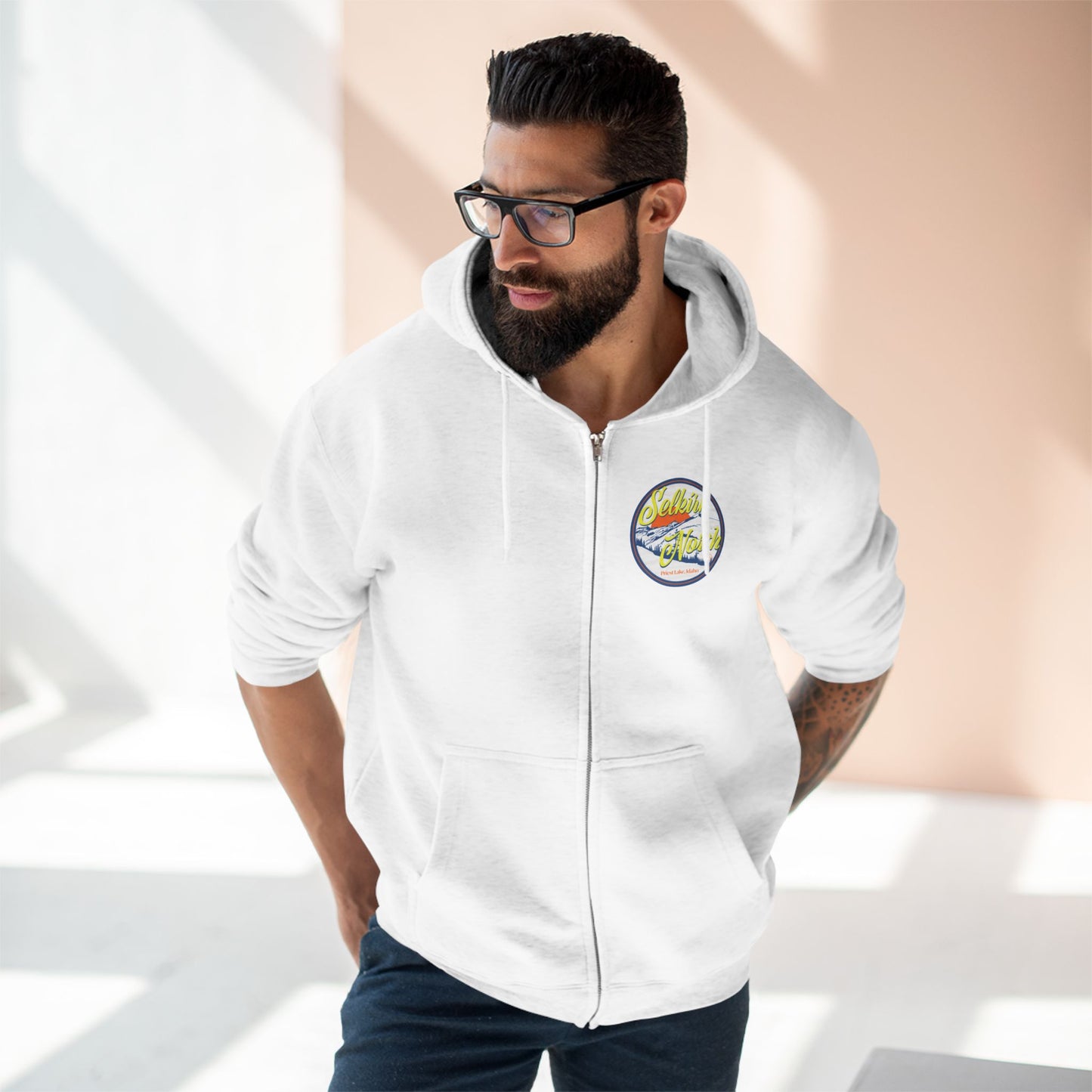 Selkirk Crest Trekker - Unisex Zip Hoodie