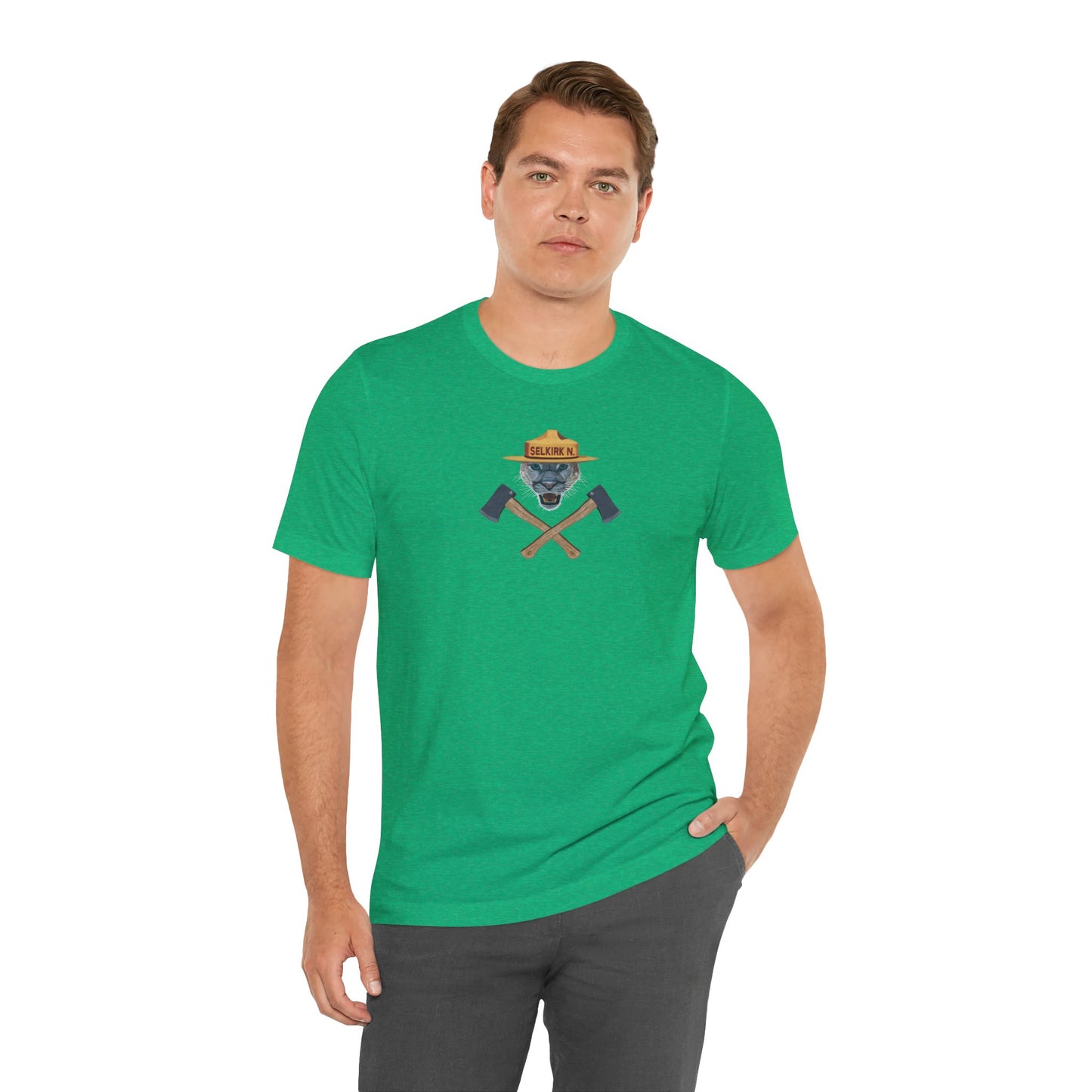 Selkirk Tommy Vintage Matchbook | Hold The Line - Motivational, Unisex SS T-Shirt