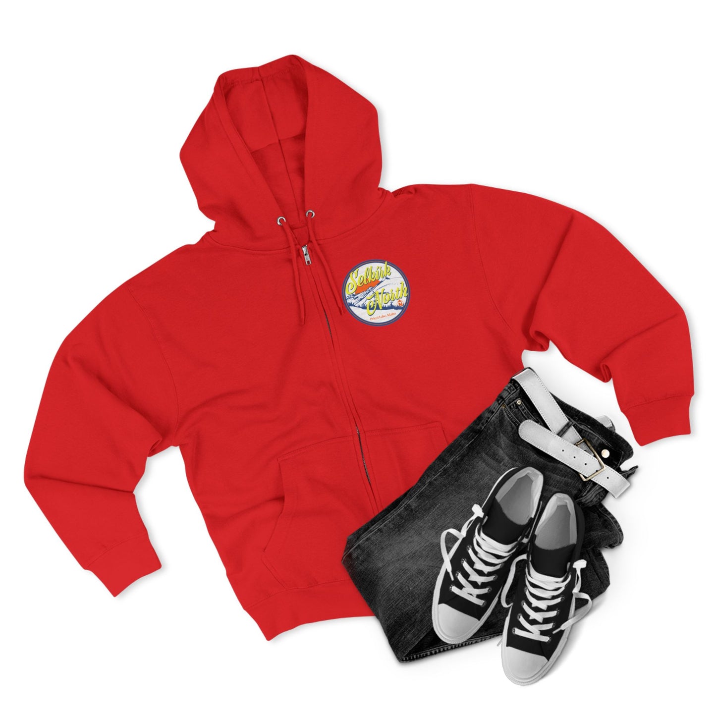 Selkirk Crest Trekker - Unisex Zip Hoodie