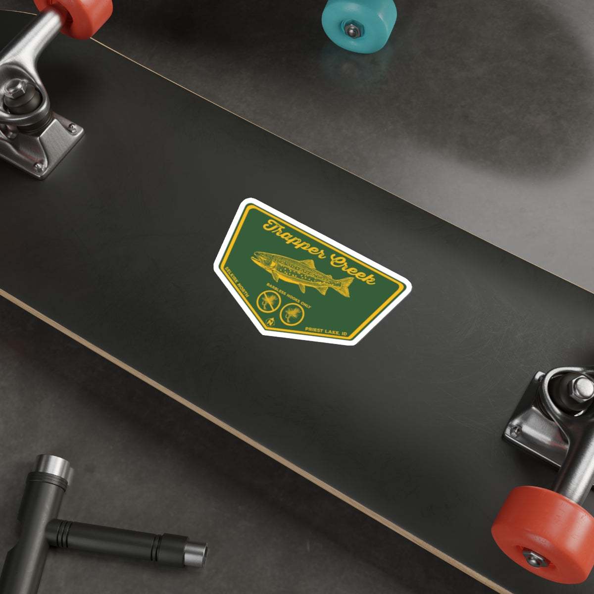 Barbless Bullsk - Die-Cut Stickers