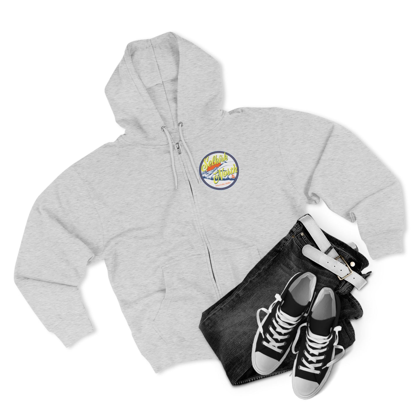 Selkirk Crest Trekker - Unisex Zip Hoodie