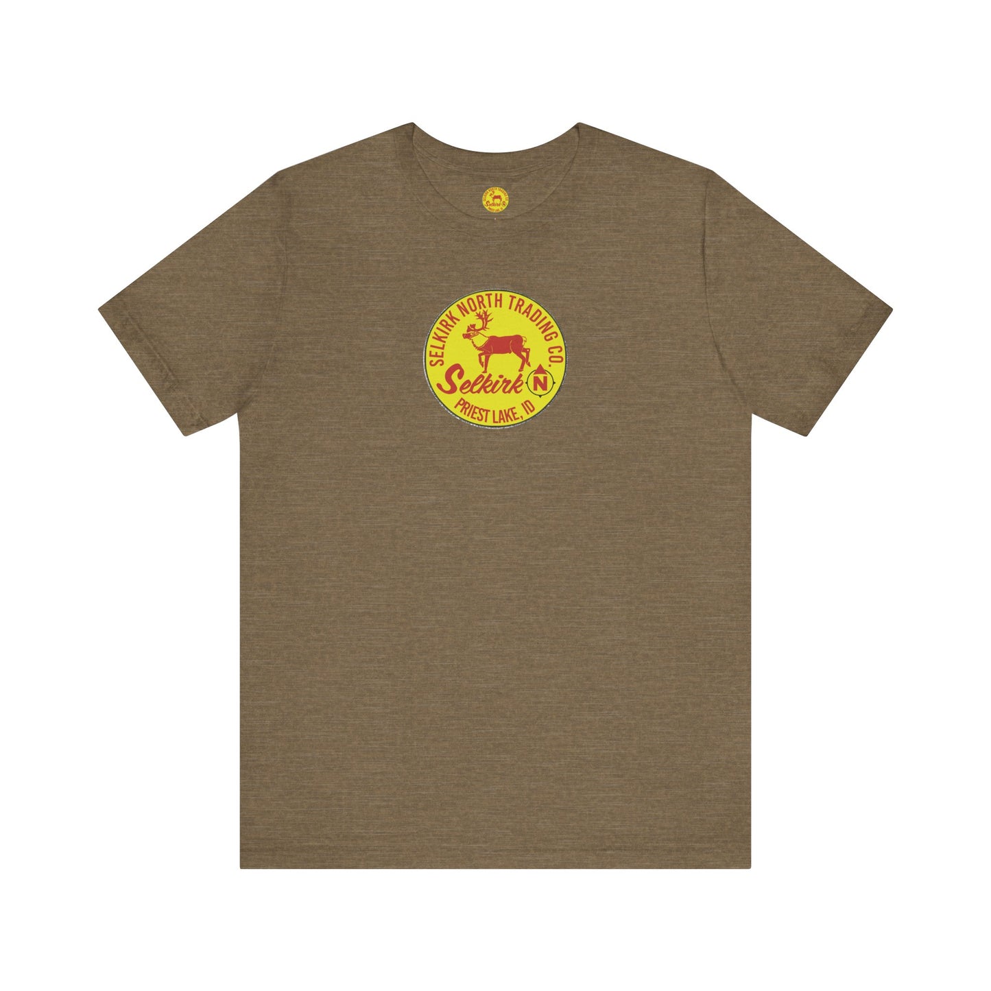 Vintage Caribou Patch - Unisex Jersey Tee