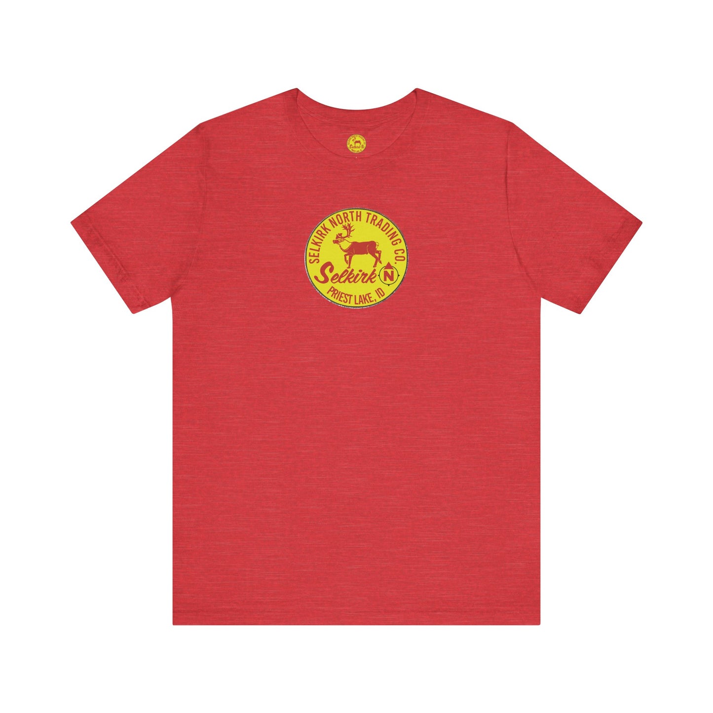 Vintage Caribou Patch - Unisex Jersey Tee