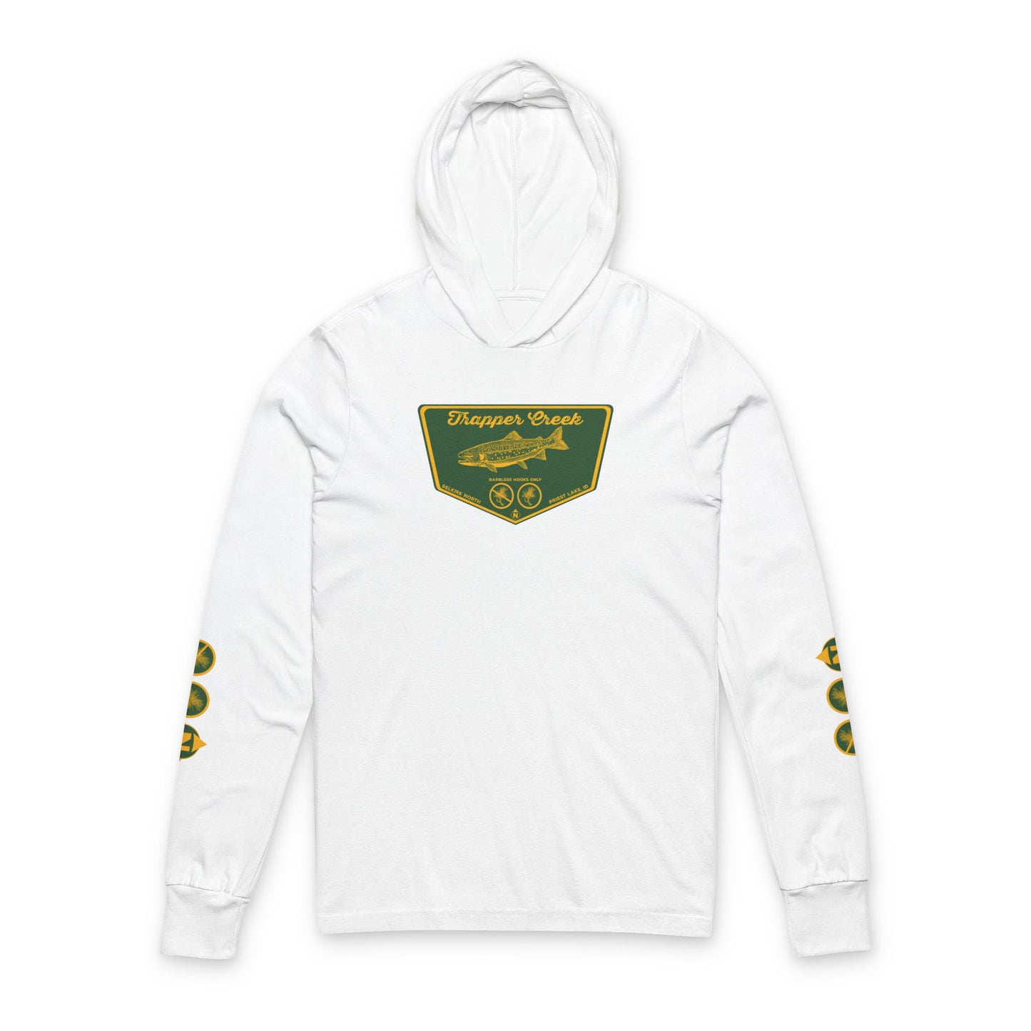 Barbless Bulls - Unisex Hooded Long Sleeve Tee