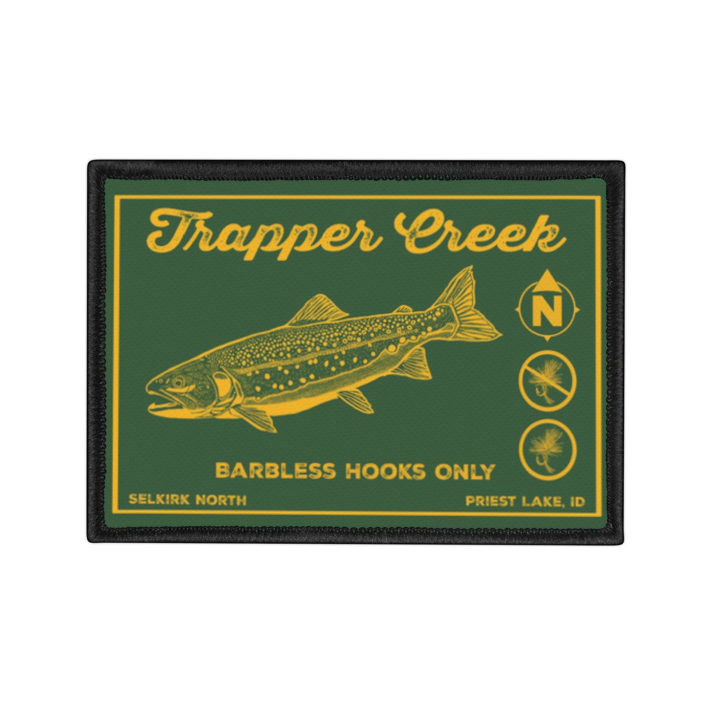 Trapper Creek | Fly Fishing - Iron-On Patch