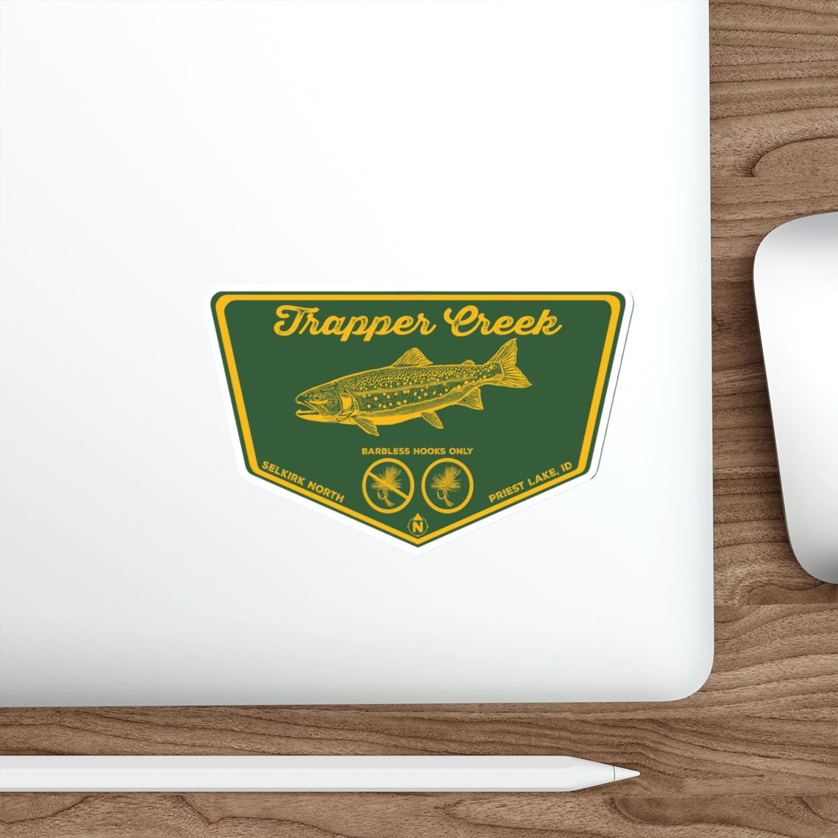 Barbless Bullsk - Die-Cut Stickers