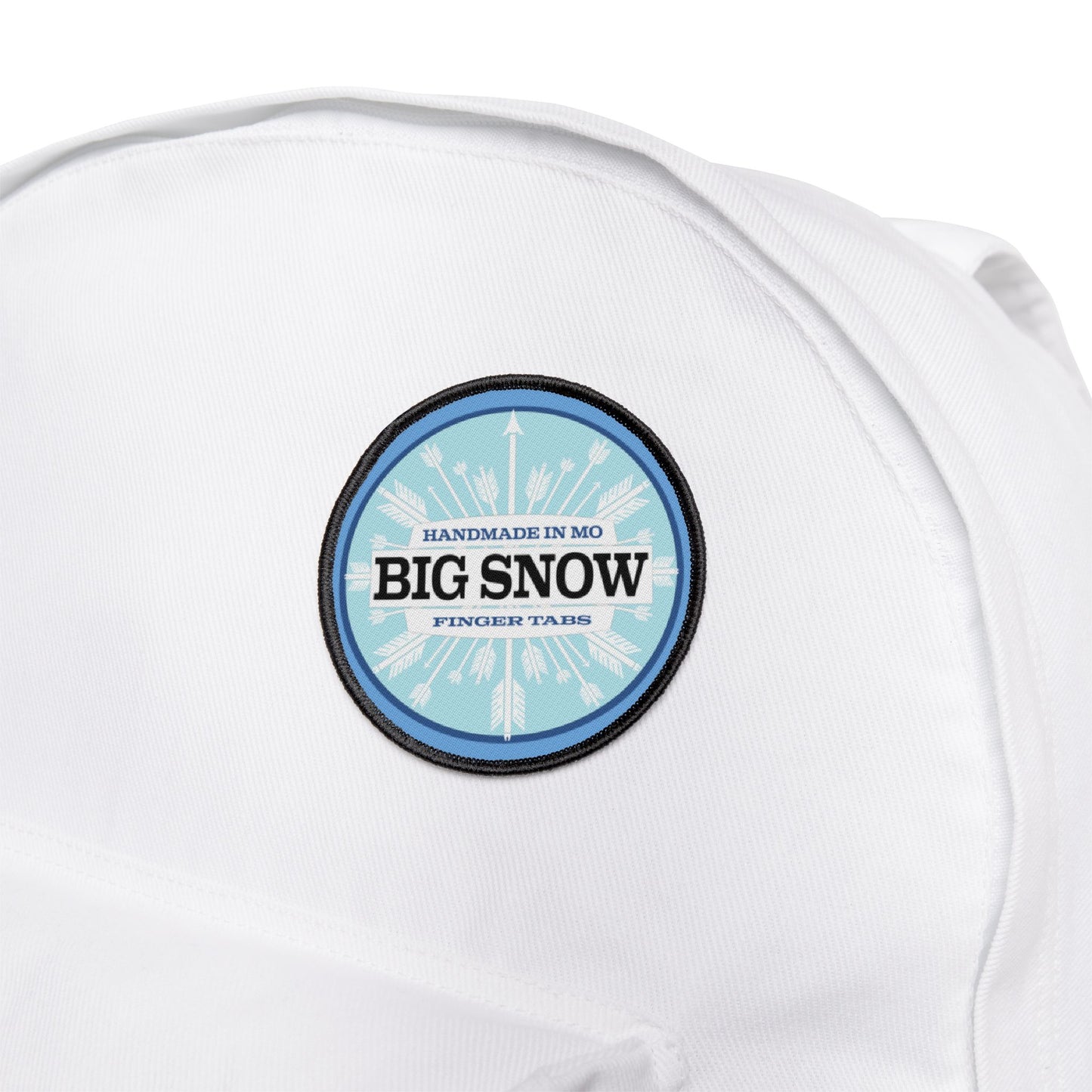 Big Snow Finger Tabs - Iron-On Patch