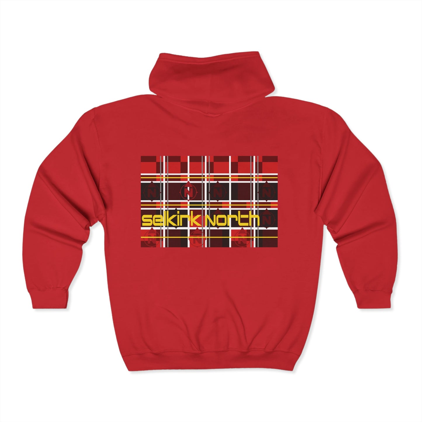 Lumberjacked Plaid - Unisex Full Zip Hoodie