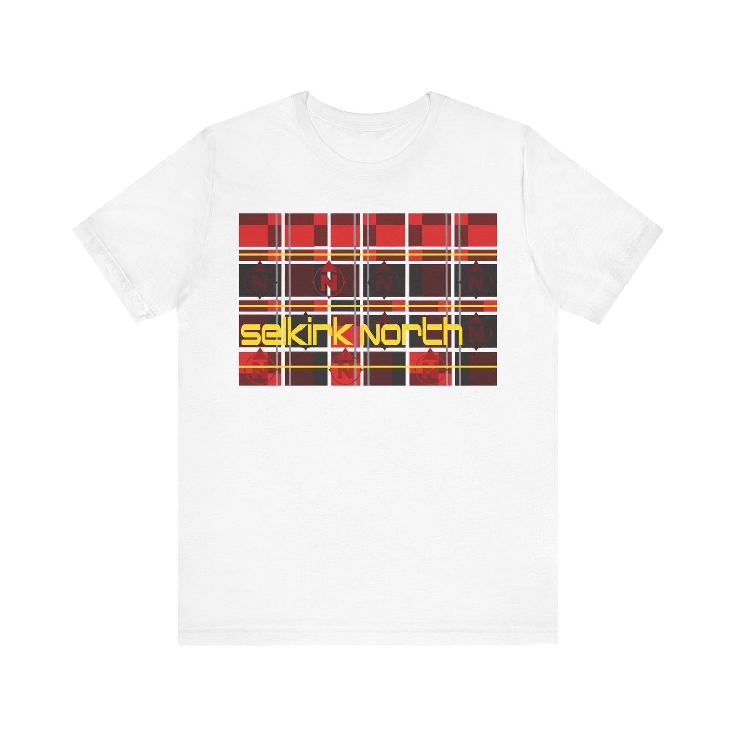 Lumberjacked Red Plaid - Unisex Jersey SS Tee