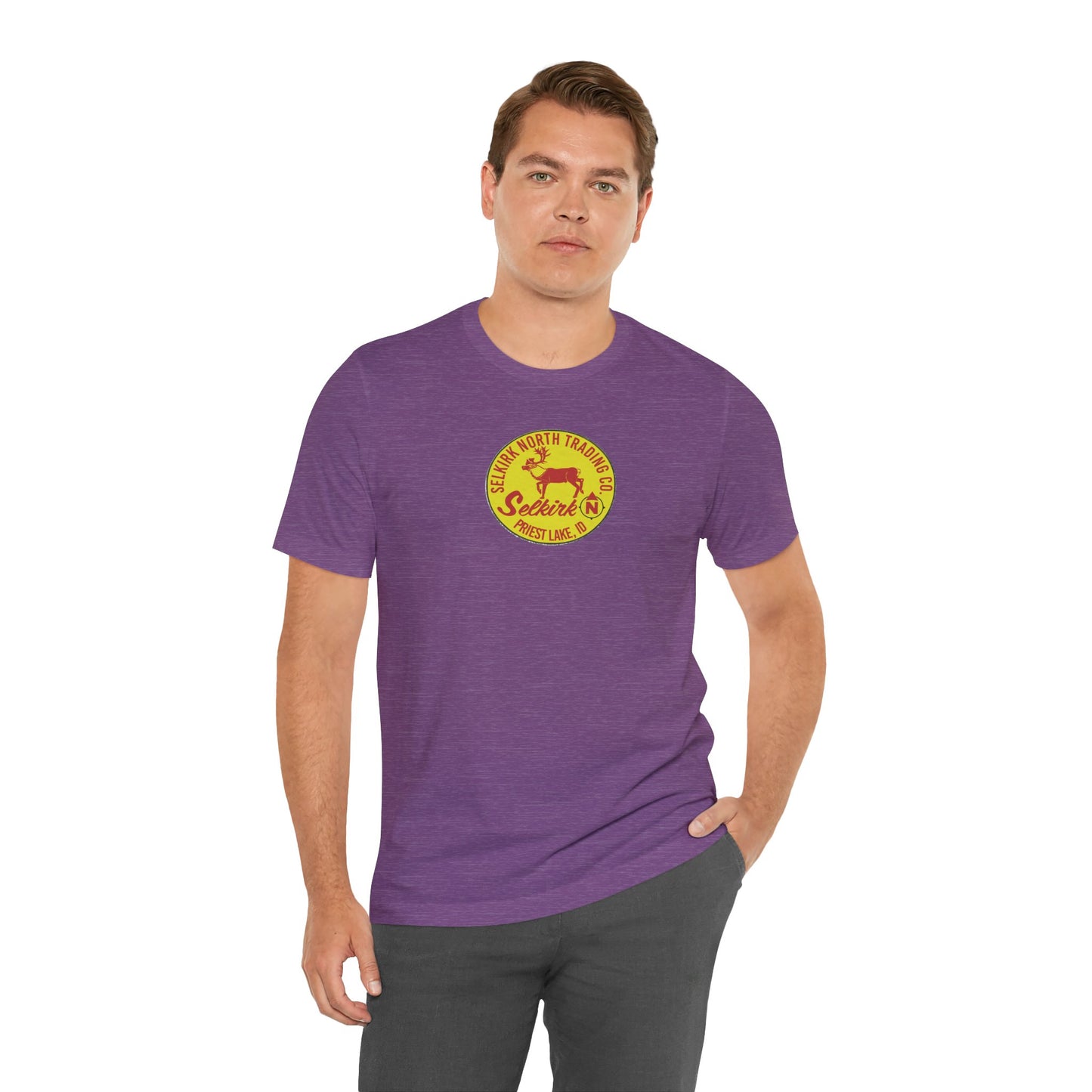Vintage Caribou Patch - Unisex Jersey Tee