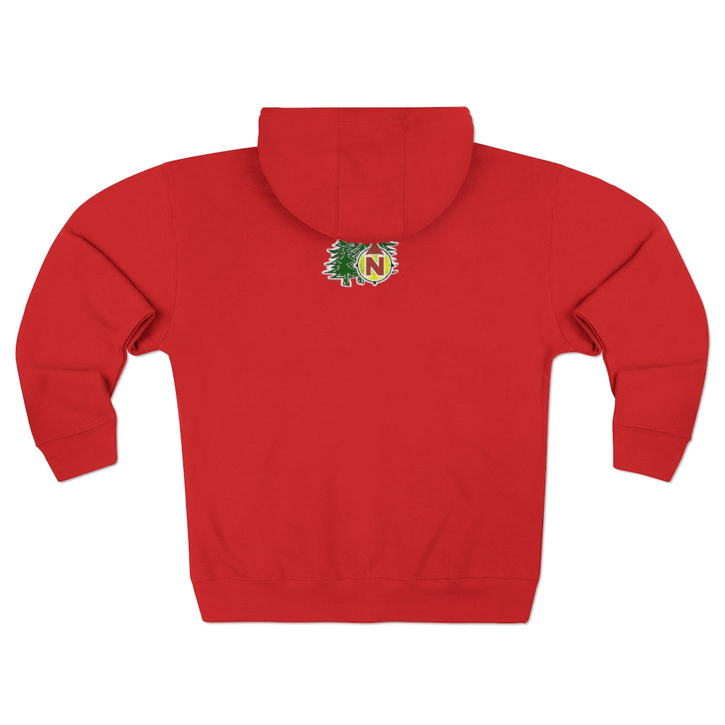Selkirk Crest Watercolor - Unisex Premium Full Zip Hoodie