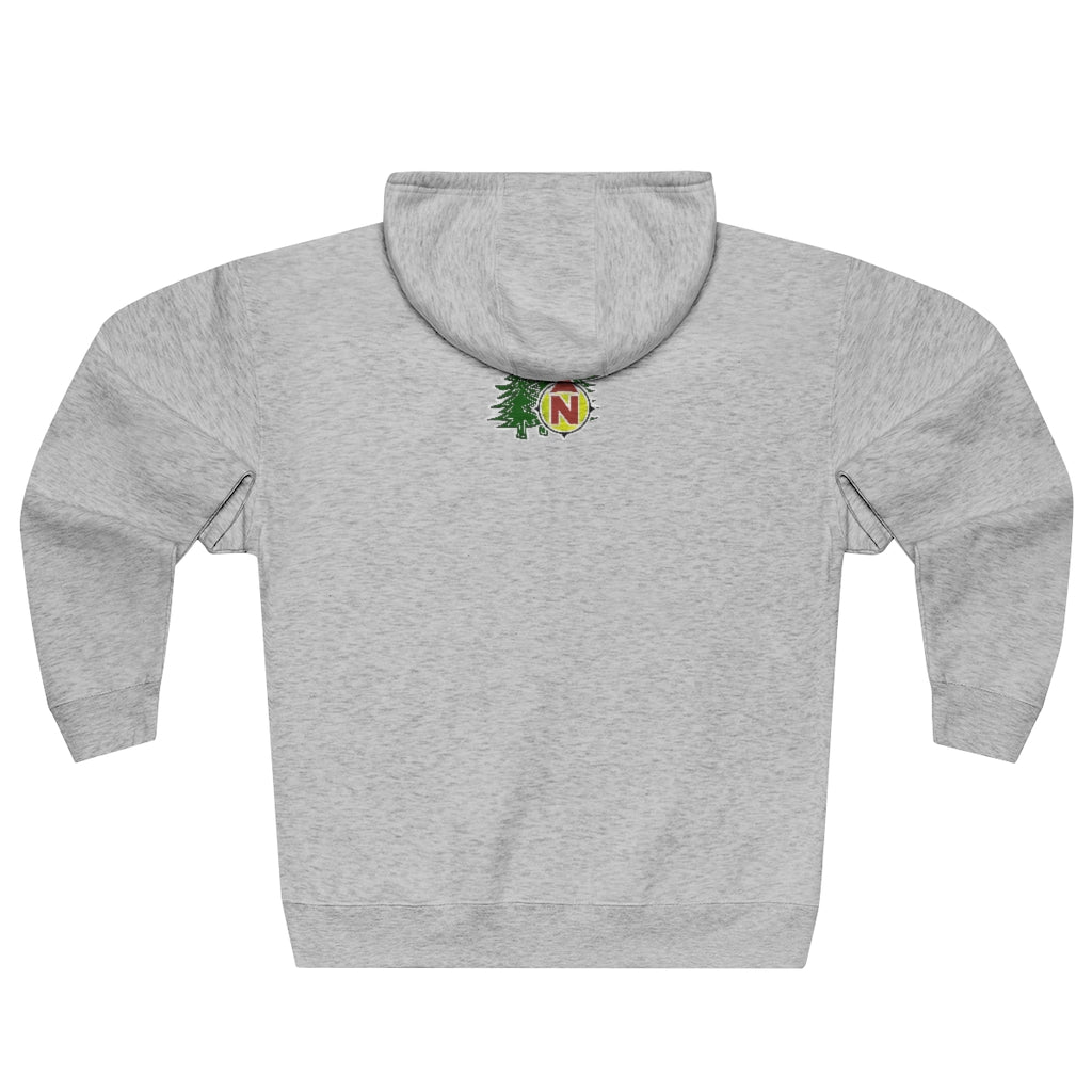 Selkirk Crest Watercolor - Unisex Premium Full Zip Hoodie
