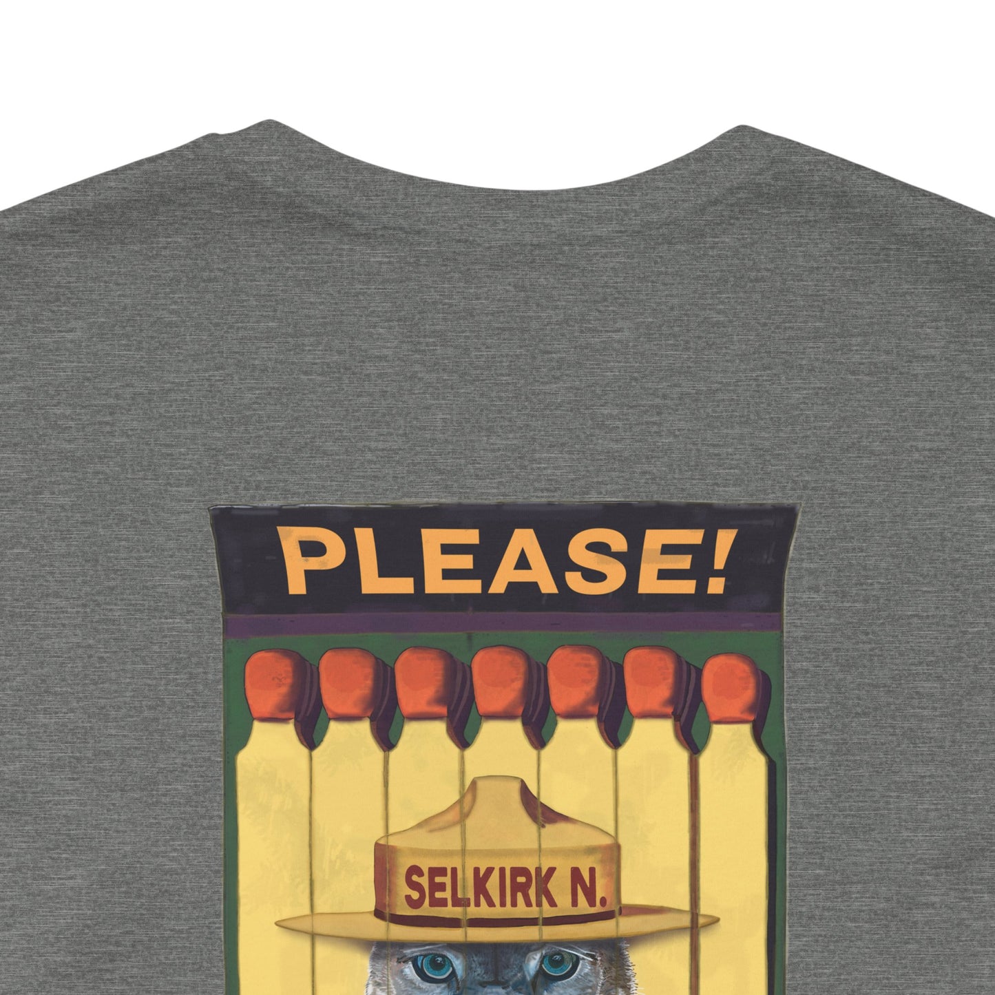 Selkirk Tommy | Vintage PSA Matchbook | Prevent Forest Fires  | Unisex SS T-Shirt