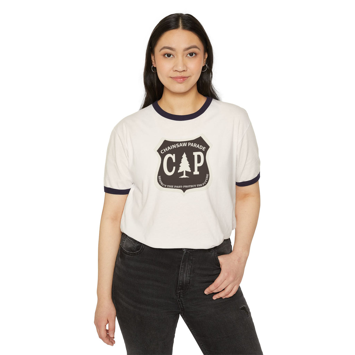 Legacy Shield - Retro Unisex Cotton Ringer T-Shirt