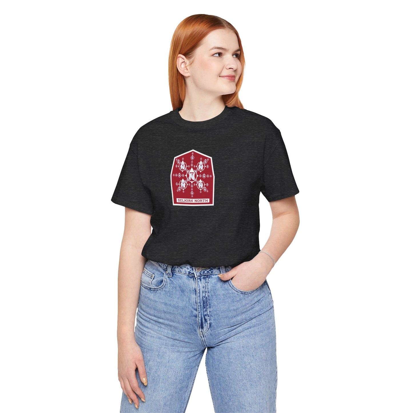 Snowflake Icon Badge — SS Unisex Tee