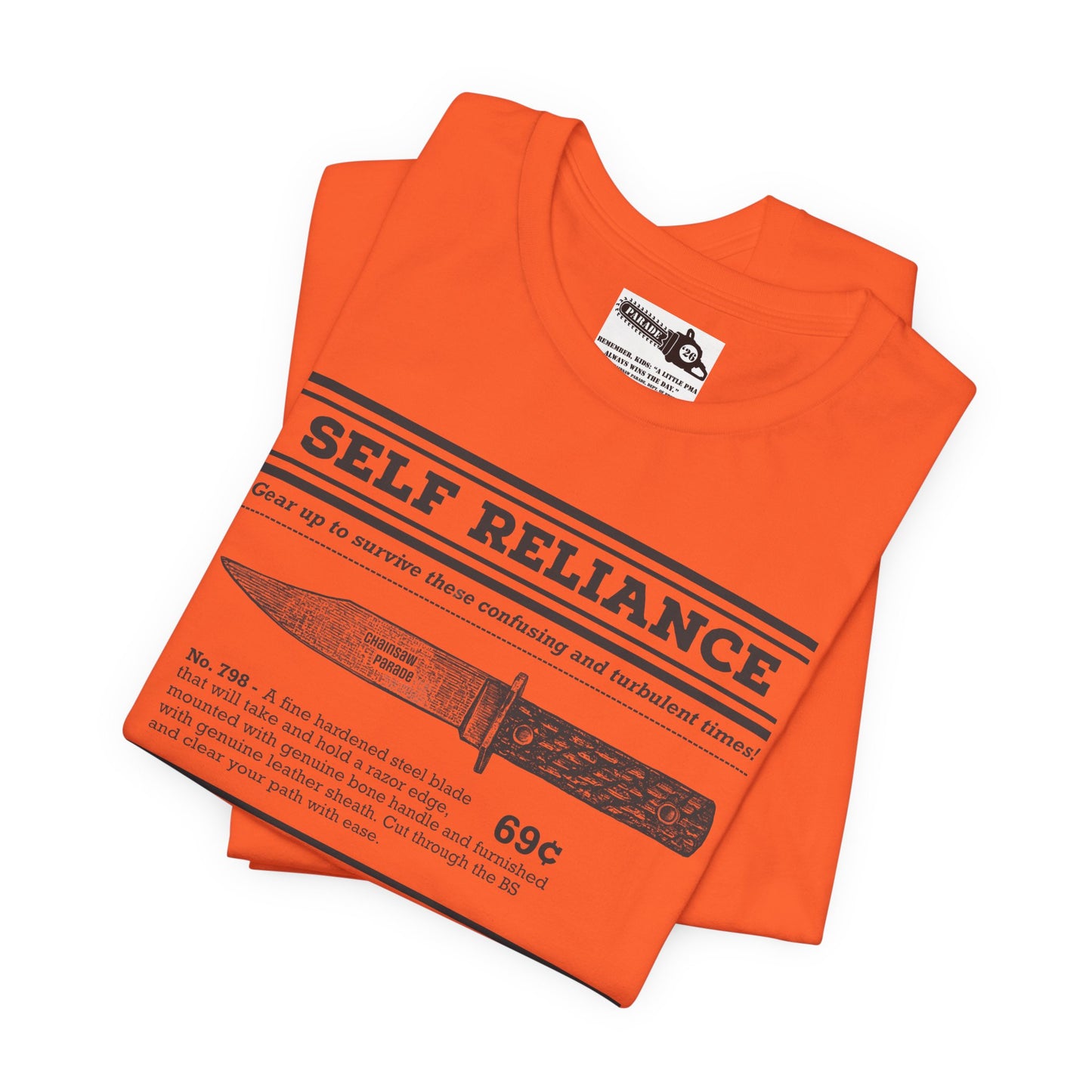 Self Reliance | Big Knife - Unisex Jersey Short Sleeve Tee