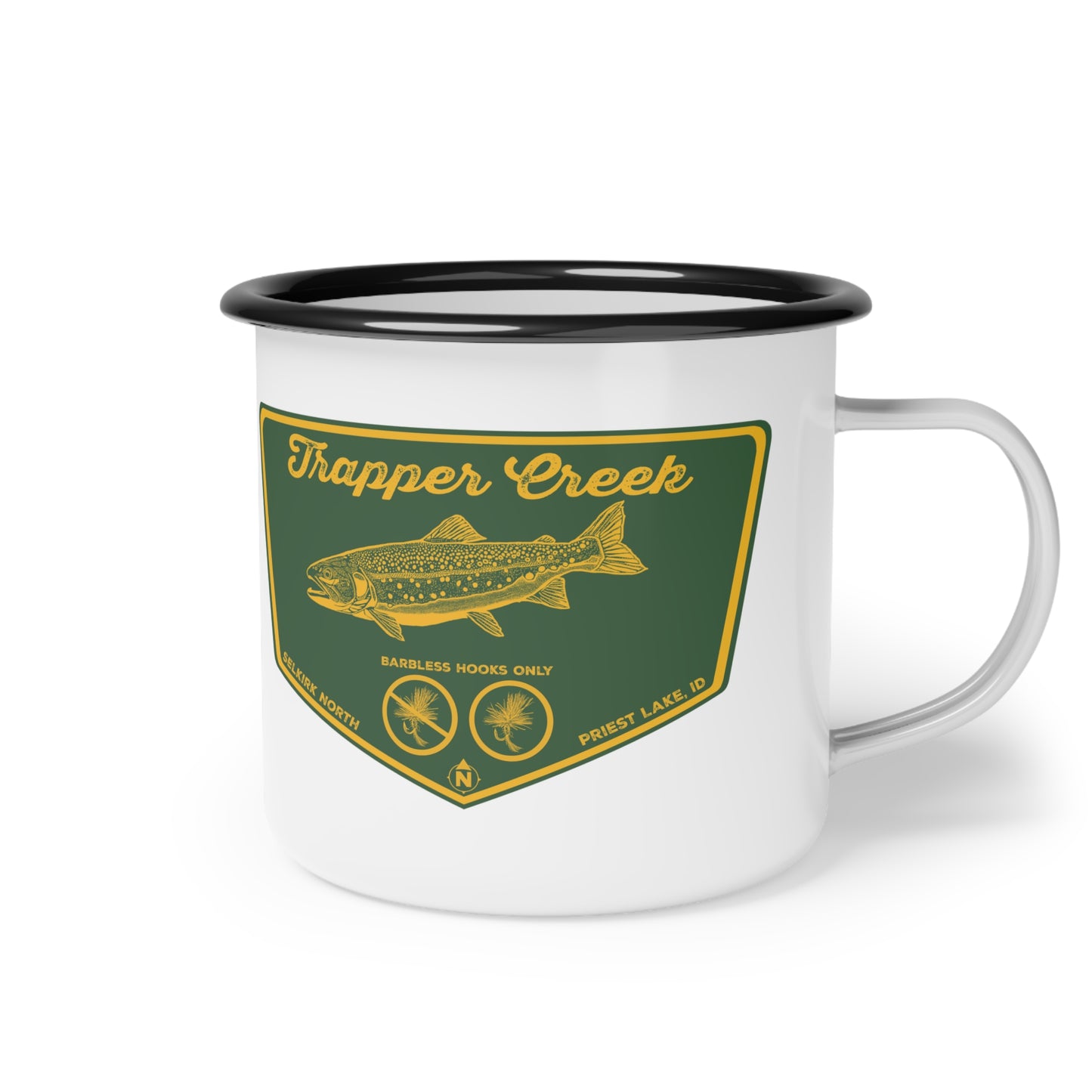 Barbless Bulls - Vintage Enamel Camp Cup