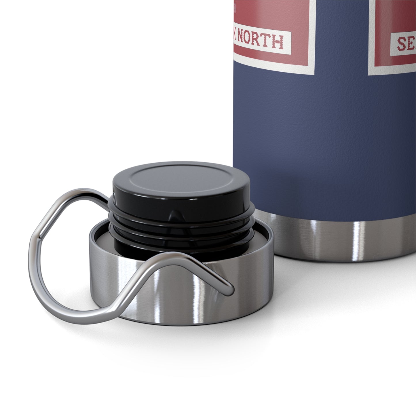 Snowflake Icon Badge - Insulated 22oz Copper Water Bottle